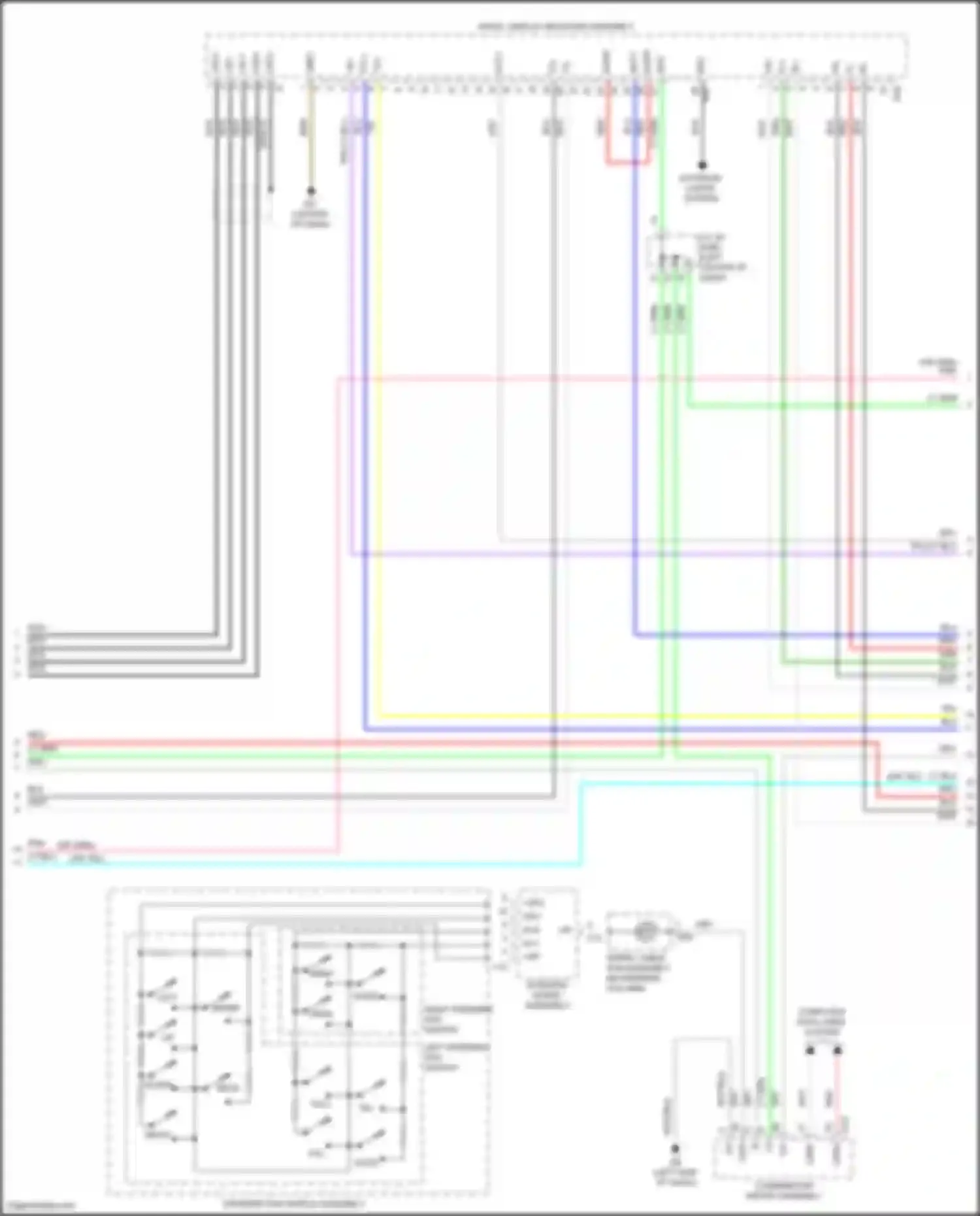 Sienna Toyota IV (2020-2024): Navigation circuit, w/ separate amplifier (6 of 9)