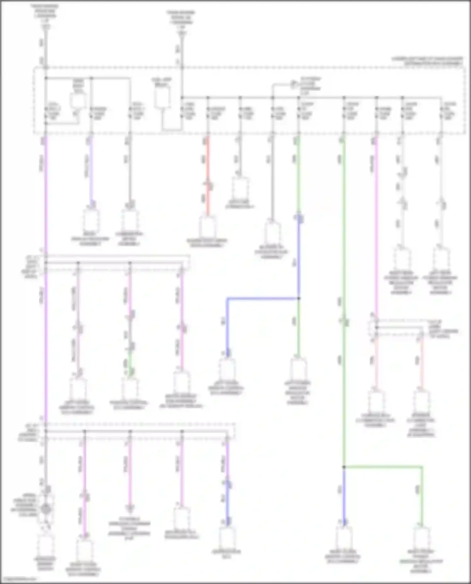 Sienna Toyota IV (2020-2024): Power distribution circuit (4 of 7)