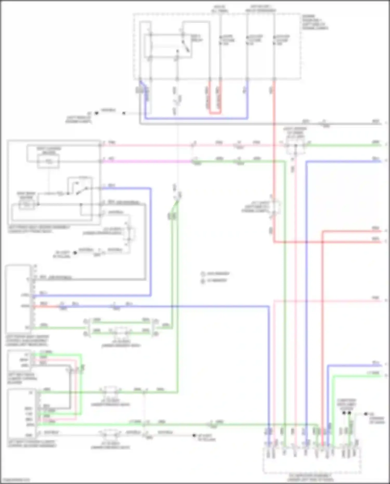 Sienna Toyota IV (2020-2024): Front heated seats circuit, w/ climate control seat (1 of 2)