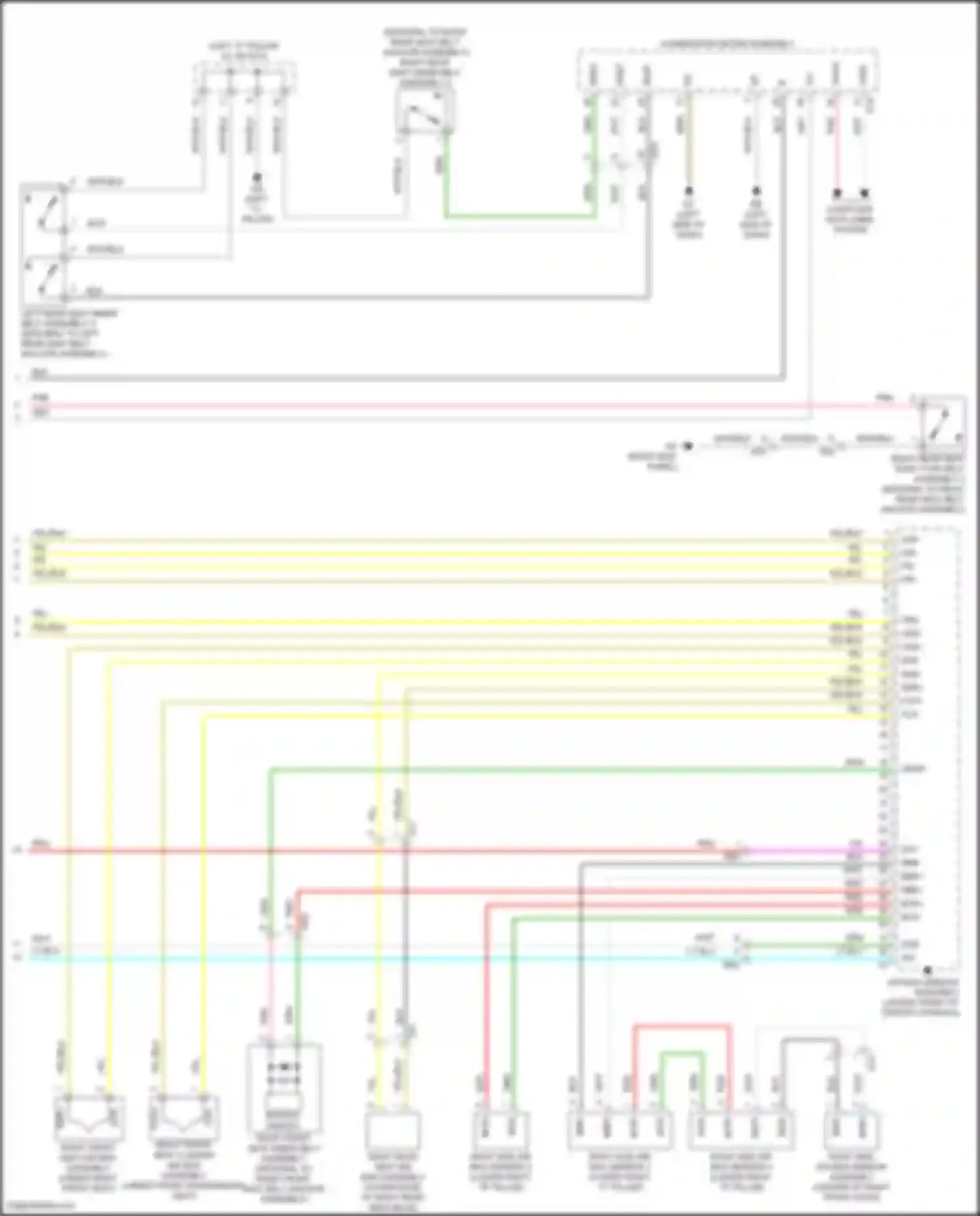 Sienna Toyota IV (2020-2024): Supplemental restraints circuit (3 of 3)