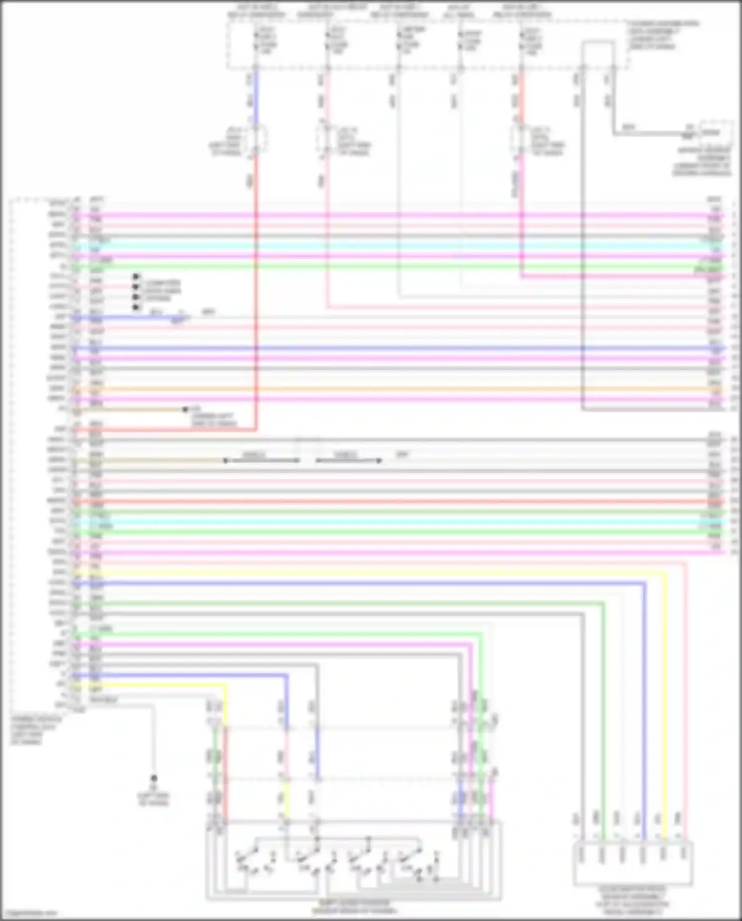 Sienna Toyota IV (2020-2024): Transmission circuit (1 of 4)