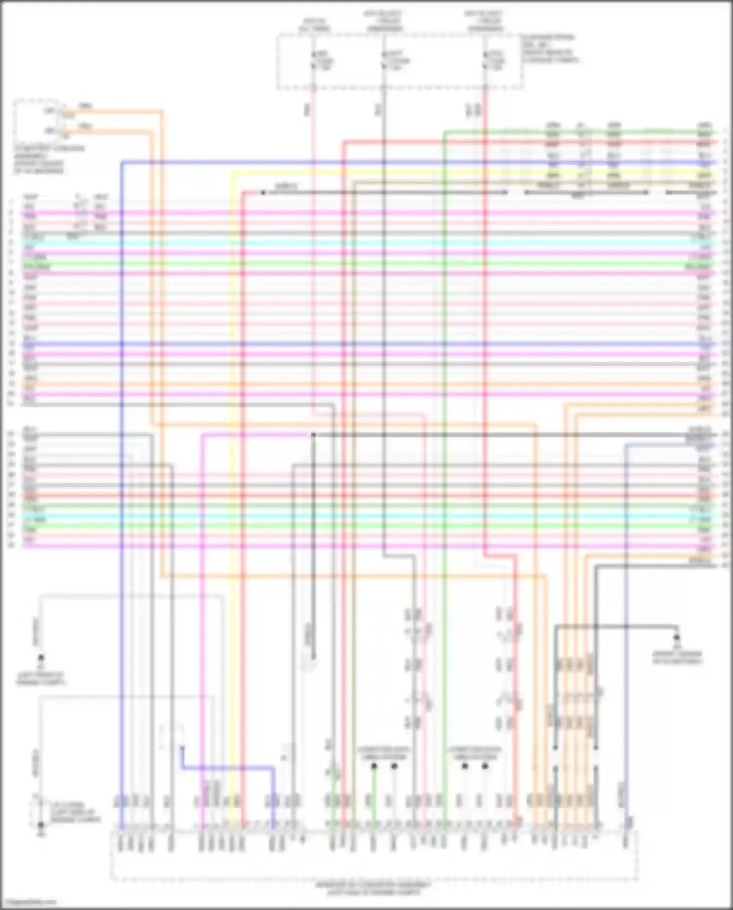 Sienna Toyota IV (2020-2024): Transmission circuit (2 of 4)