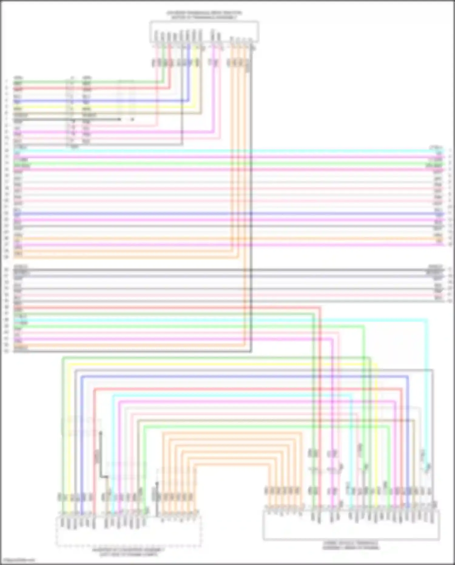 Sienna Toyota IV (2020-2024): Transmission circuit (3 of 4)