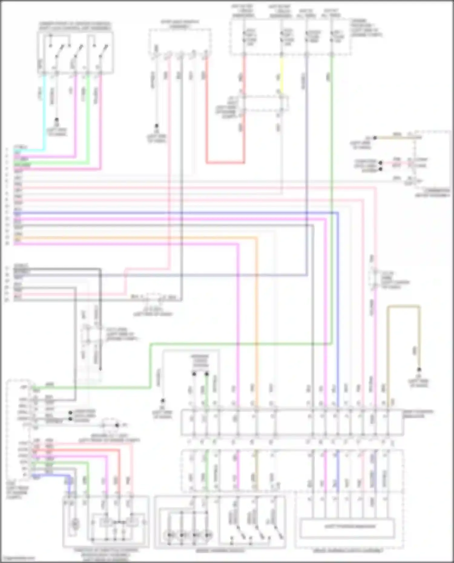 Sienna Toyota IV (2020-2024): Transmission circuit (4 of 4)