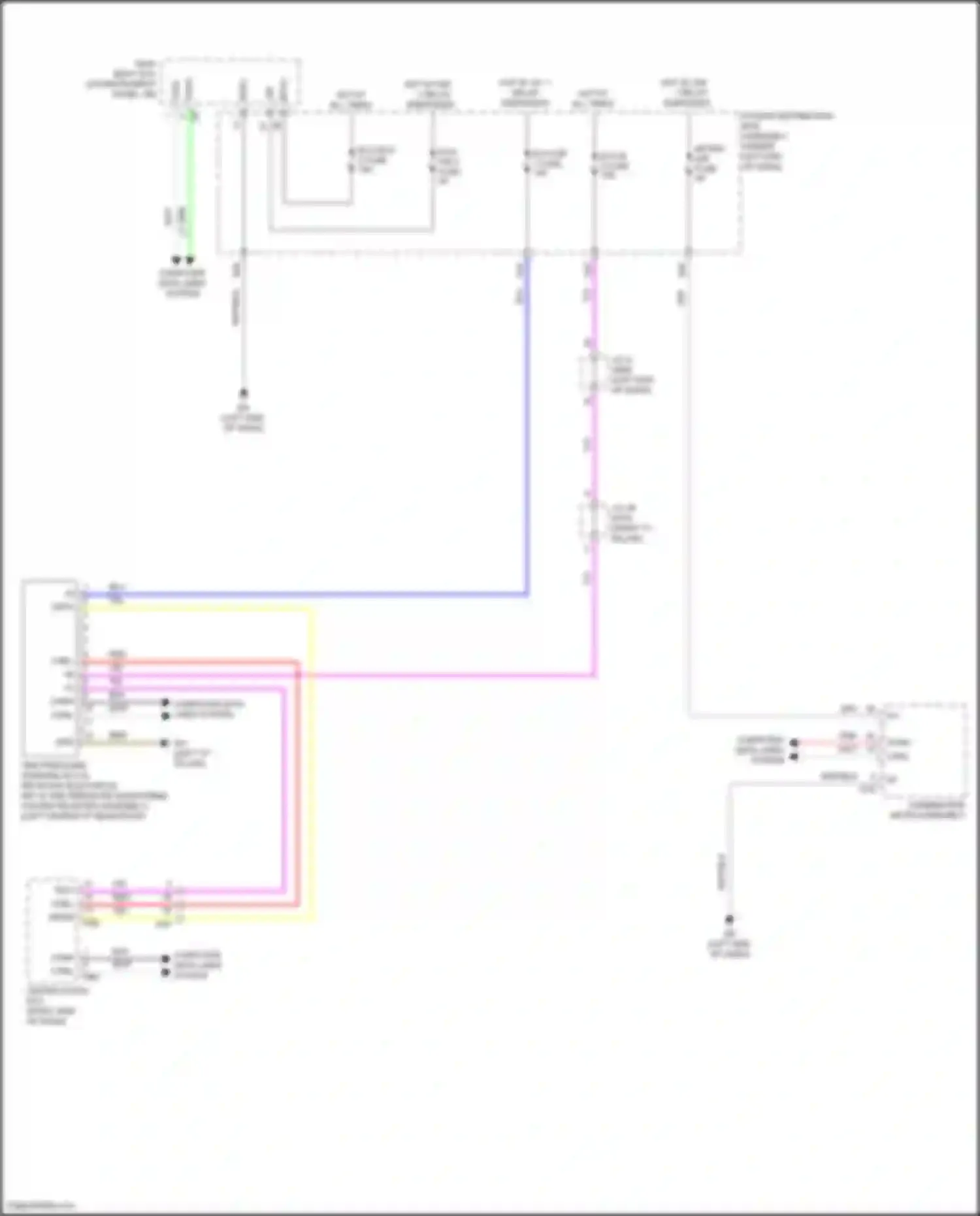 Sienna Toyota IV (2020-2024): Tire pressure monitoring circuit
