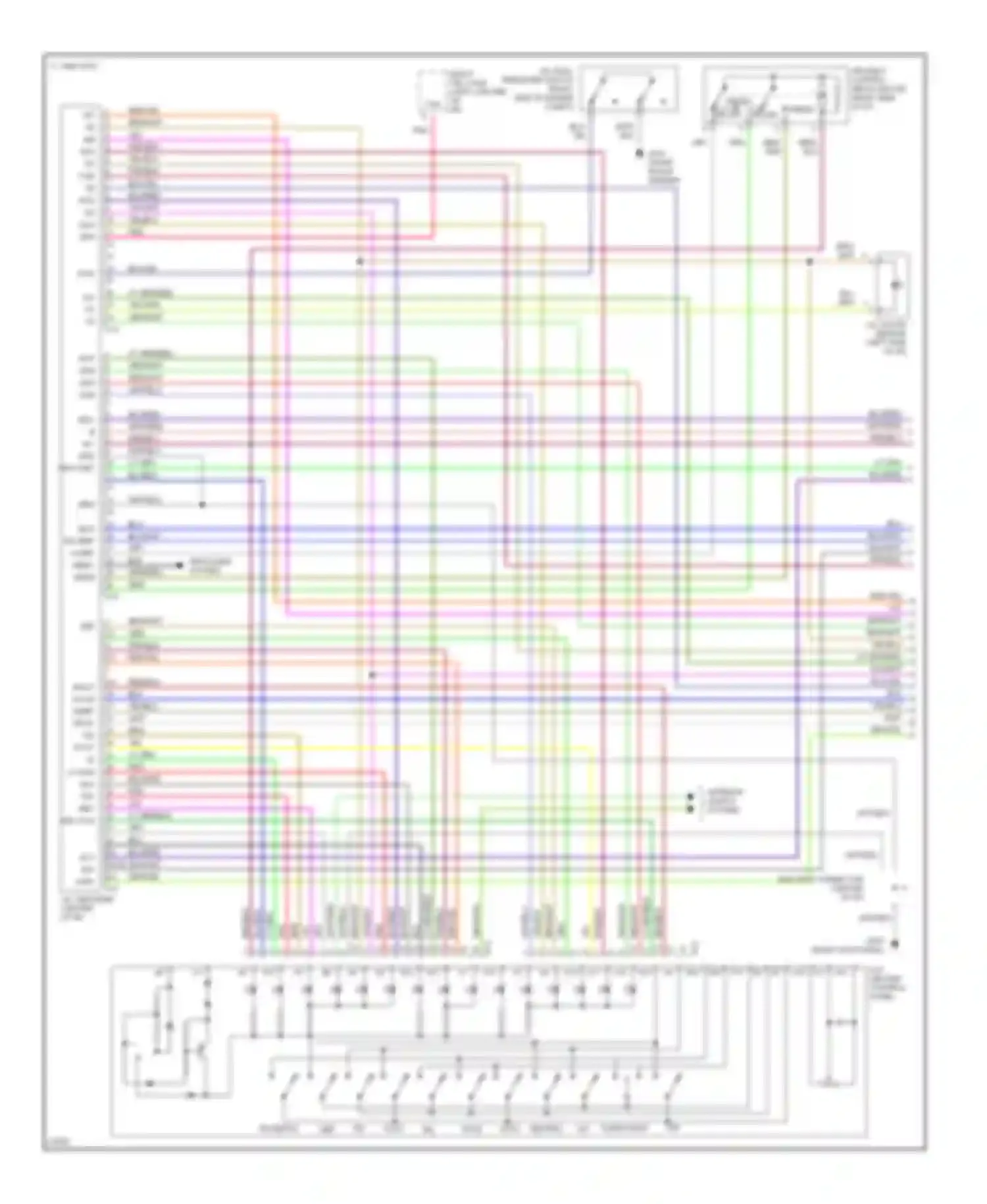 Supra Toyota A80 (1993-1996): A/c circuit (1 of 2)