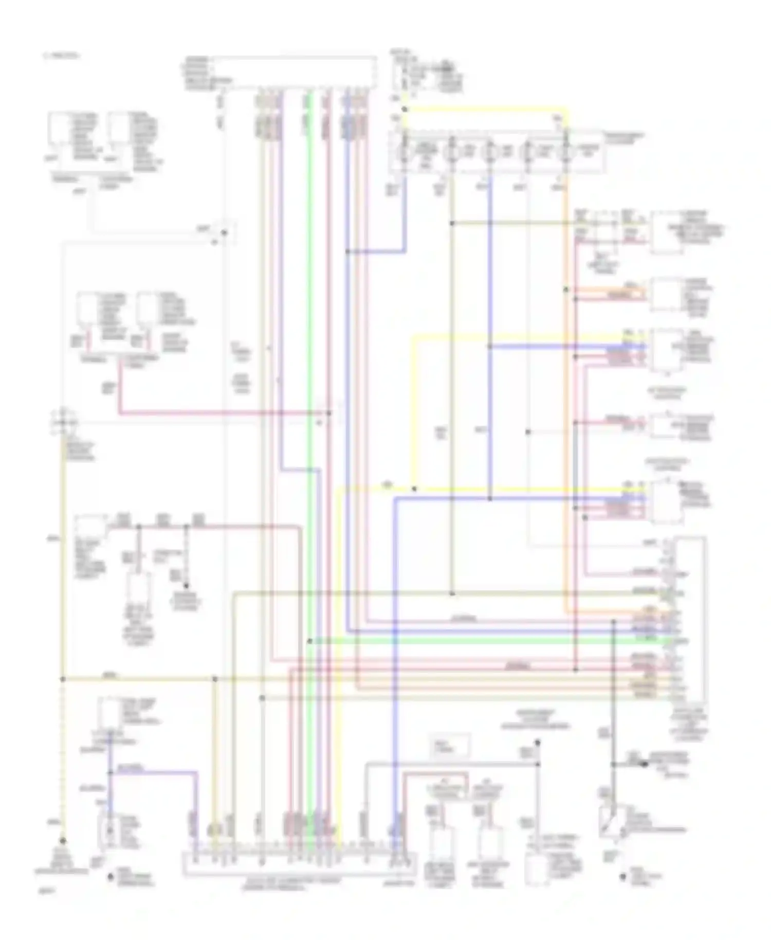 Supra Toyota A80 (1993-1996): Data link connector circuit