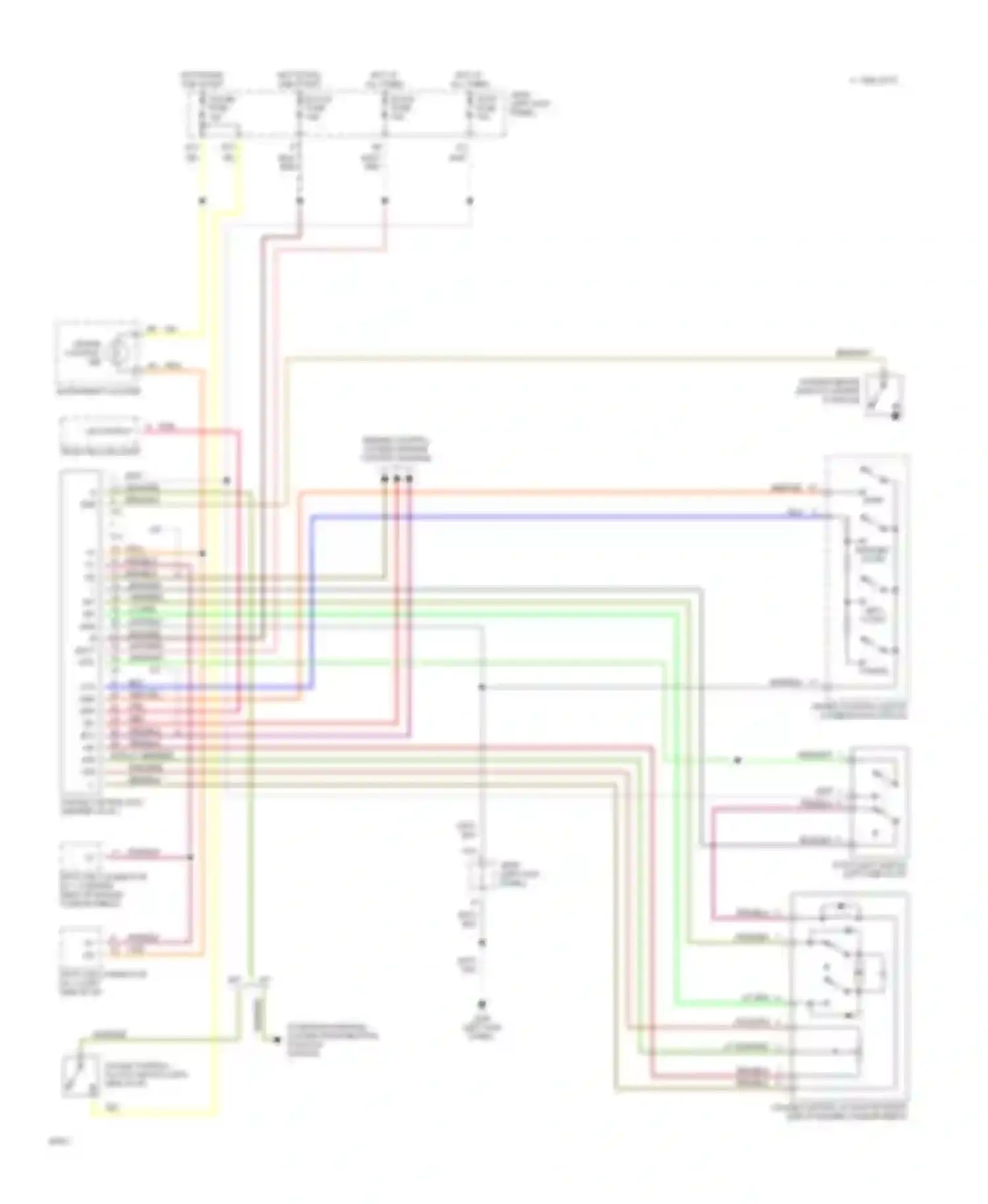 Supra Toyota A80 (1993-1996): Cruise control circuit