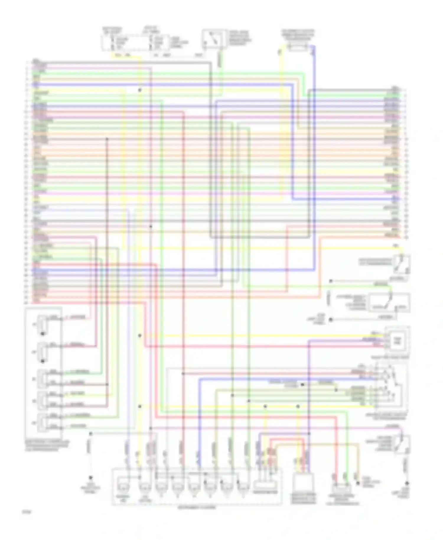 Supra Toyota A80 (1993-1996): Wiring diagram engine performance 3.0l turbos (2 of 4)