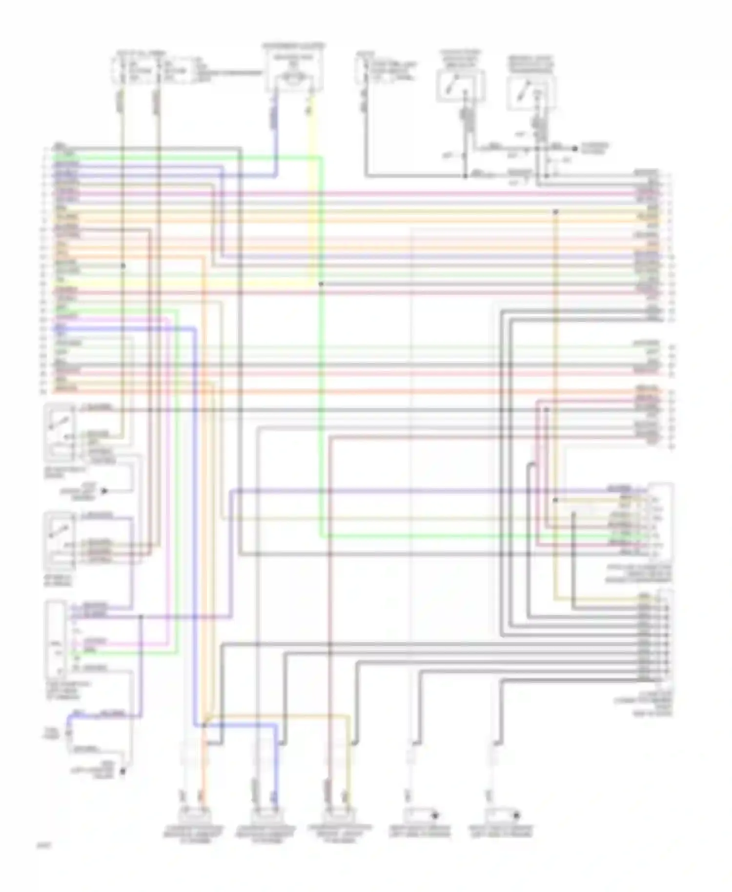 Supra Toyota A80 (1993-1996): Wiring diagram engine performance 3.0l turbos (3 of 4)