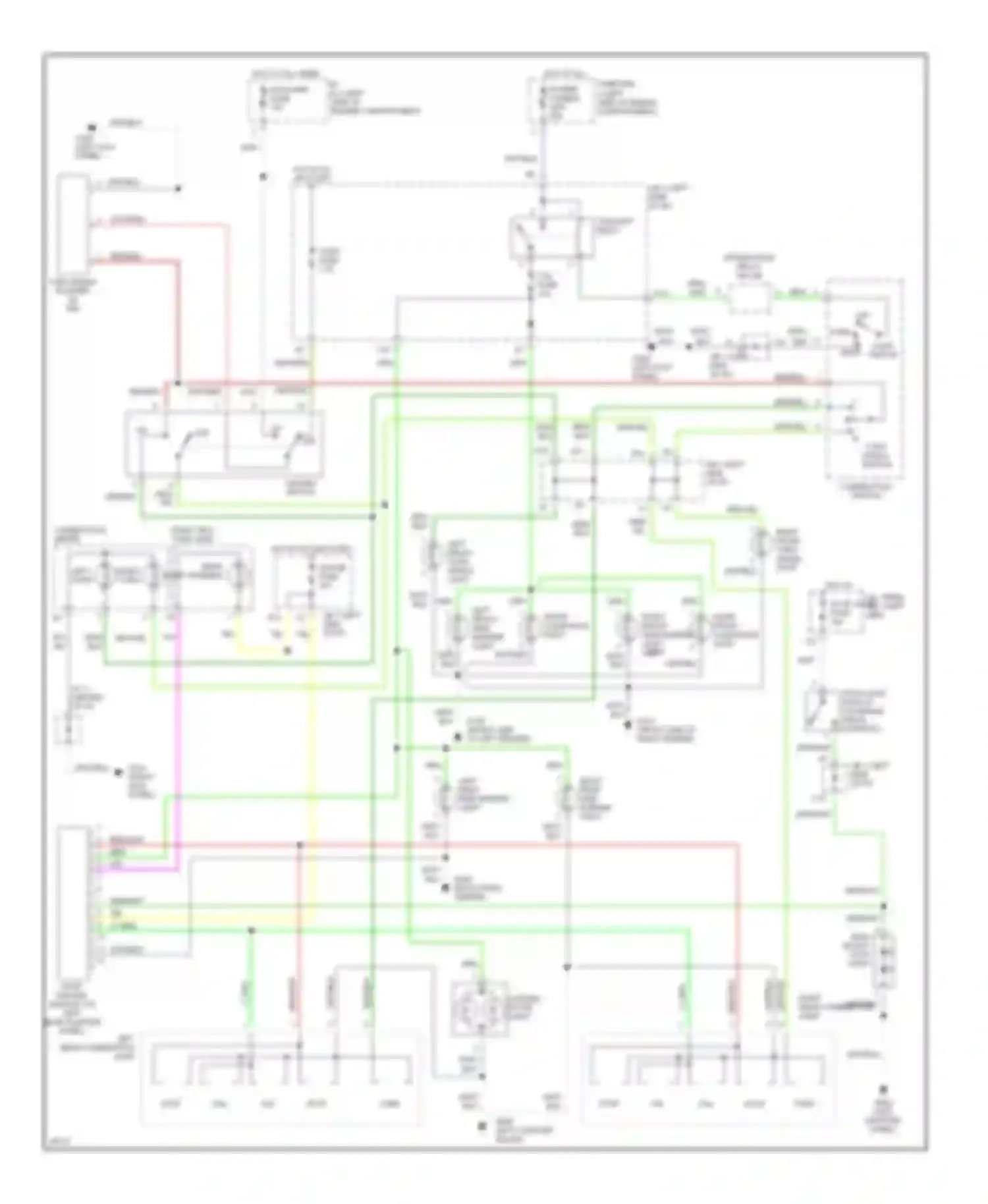 Supra Toyota A80 (1993-1996): Exterior light circuit