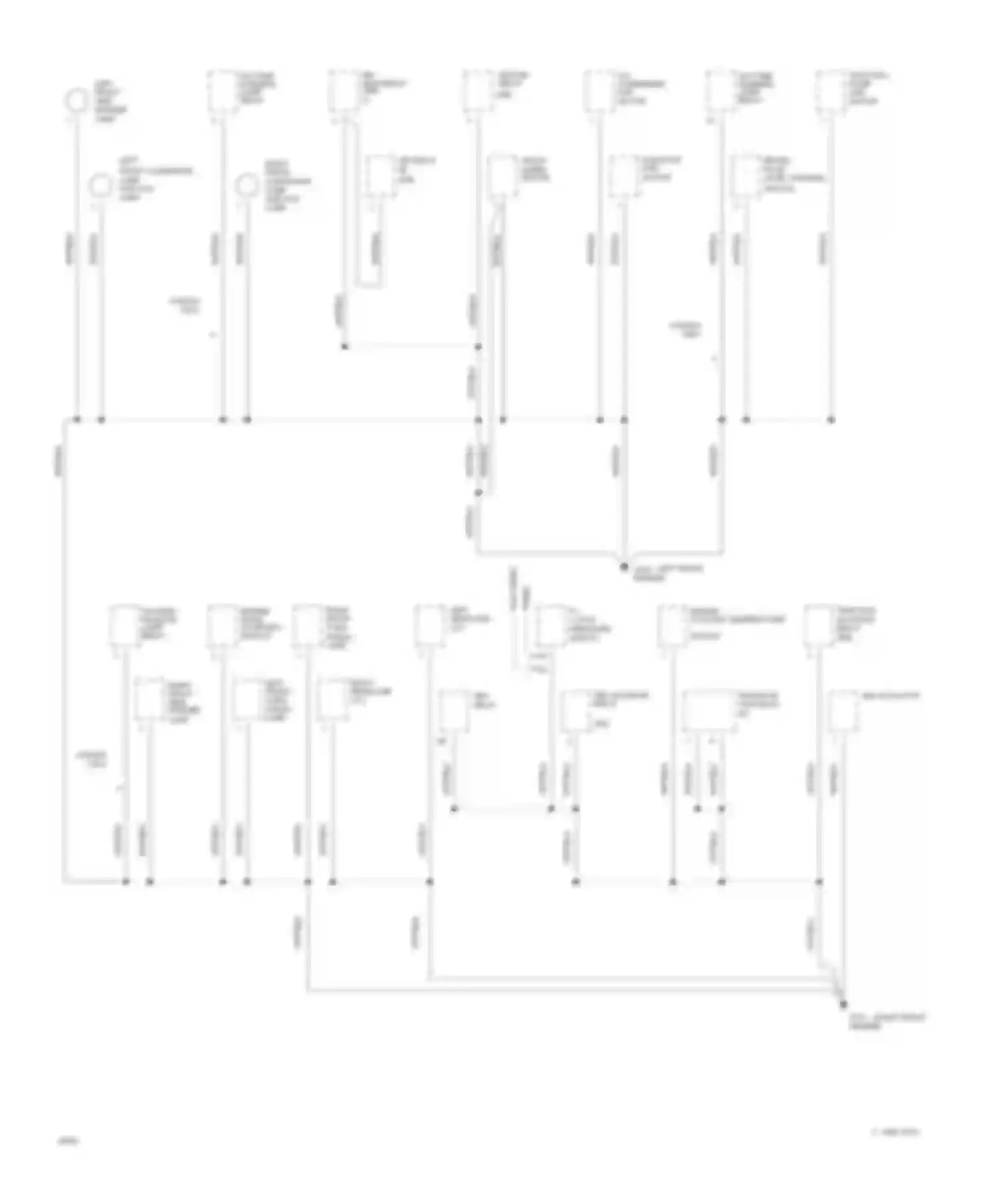 Supra Toyota A80 (1993-1996): Ground distribution circuit (1 of 4)
