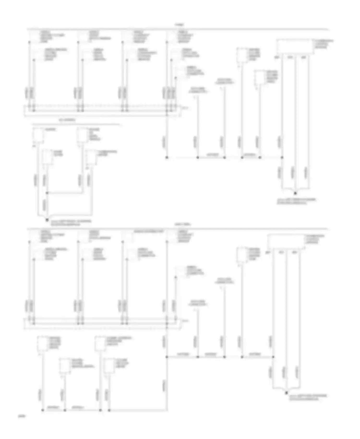 Supra Toyota A80 (1993-1996): Ground distribution circuit (2 of 4)
