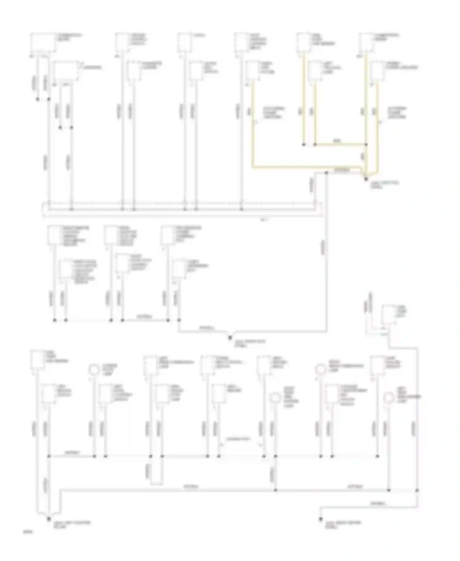 Supra Toyota A80 (1993-1996): Ground distribution circuit (4 of 4)