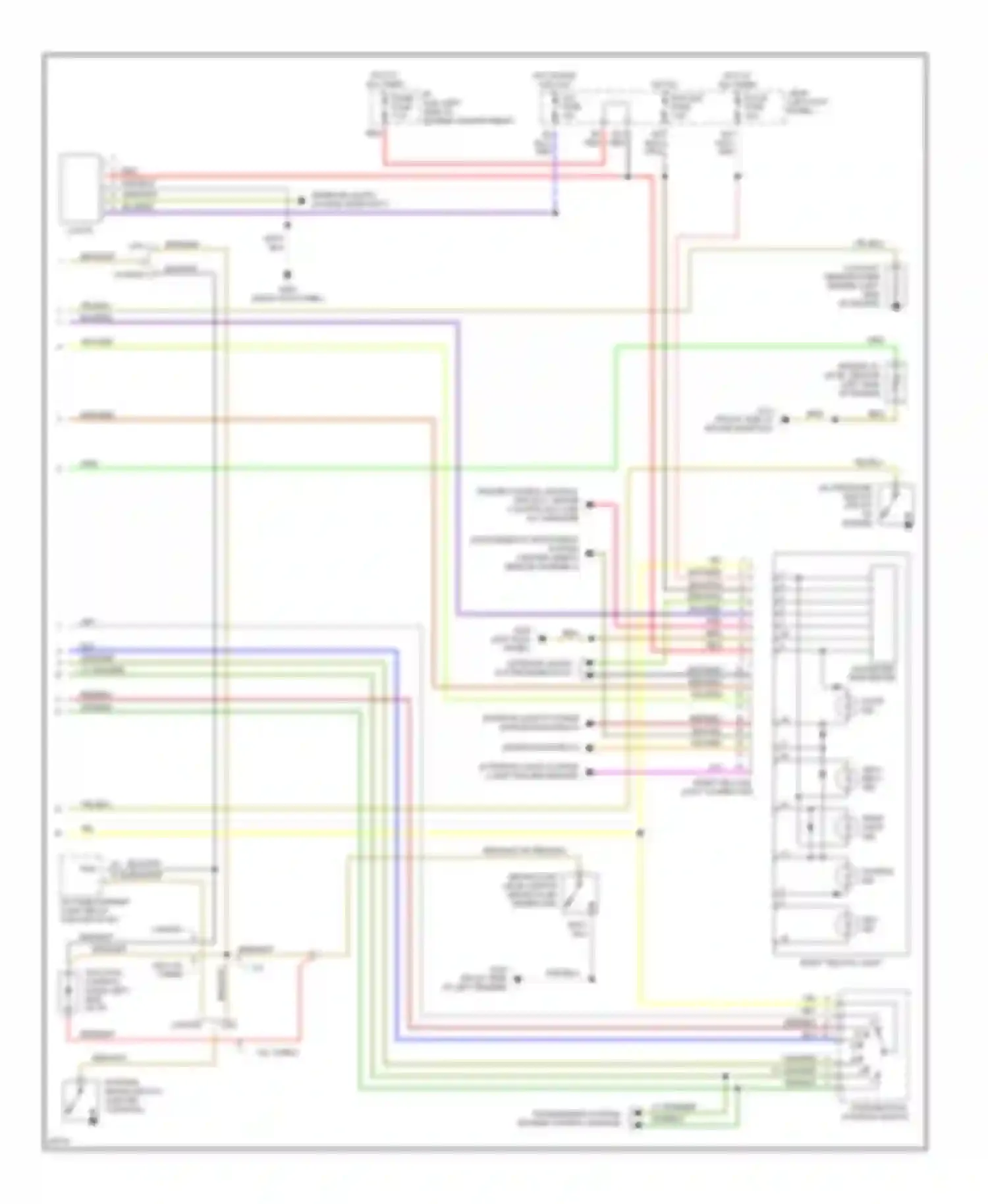 Supra Toyota A80 (1993-1996): Instrument cluster circuit (2 of 2)