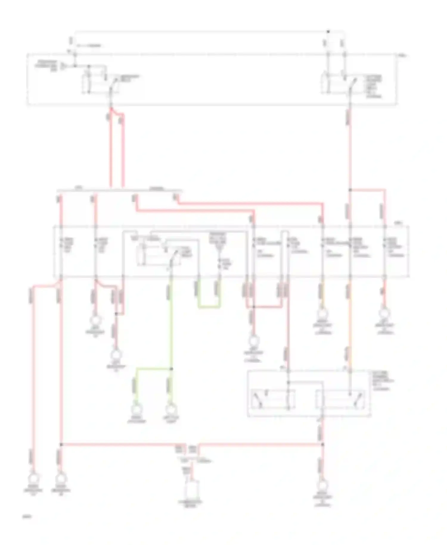 Supra Toyota A80 (1993-1996): Power distribution circuit (2 of 7)