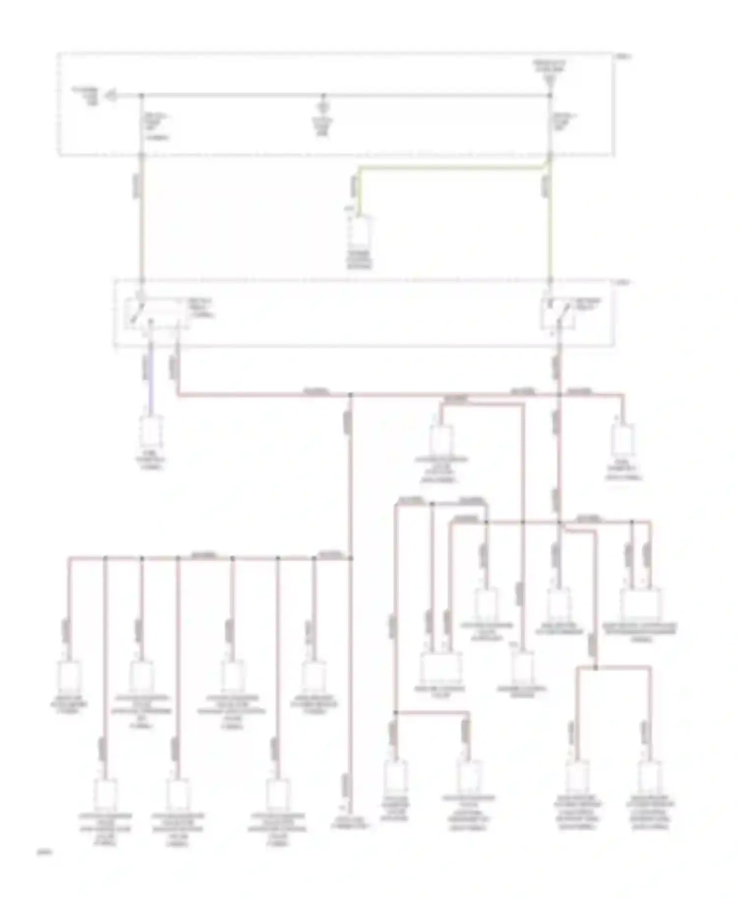 Supra Toyota A80 (1993-1996): Power distribution circuit (3 of 7)