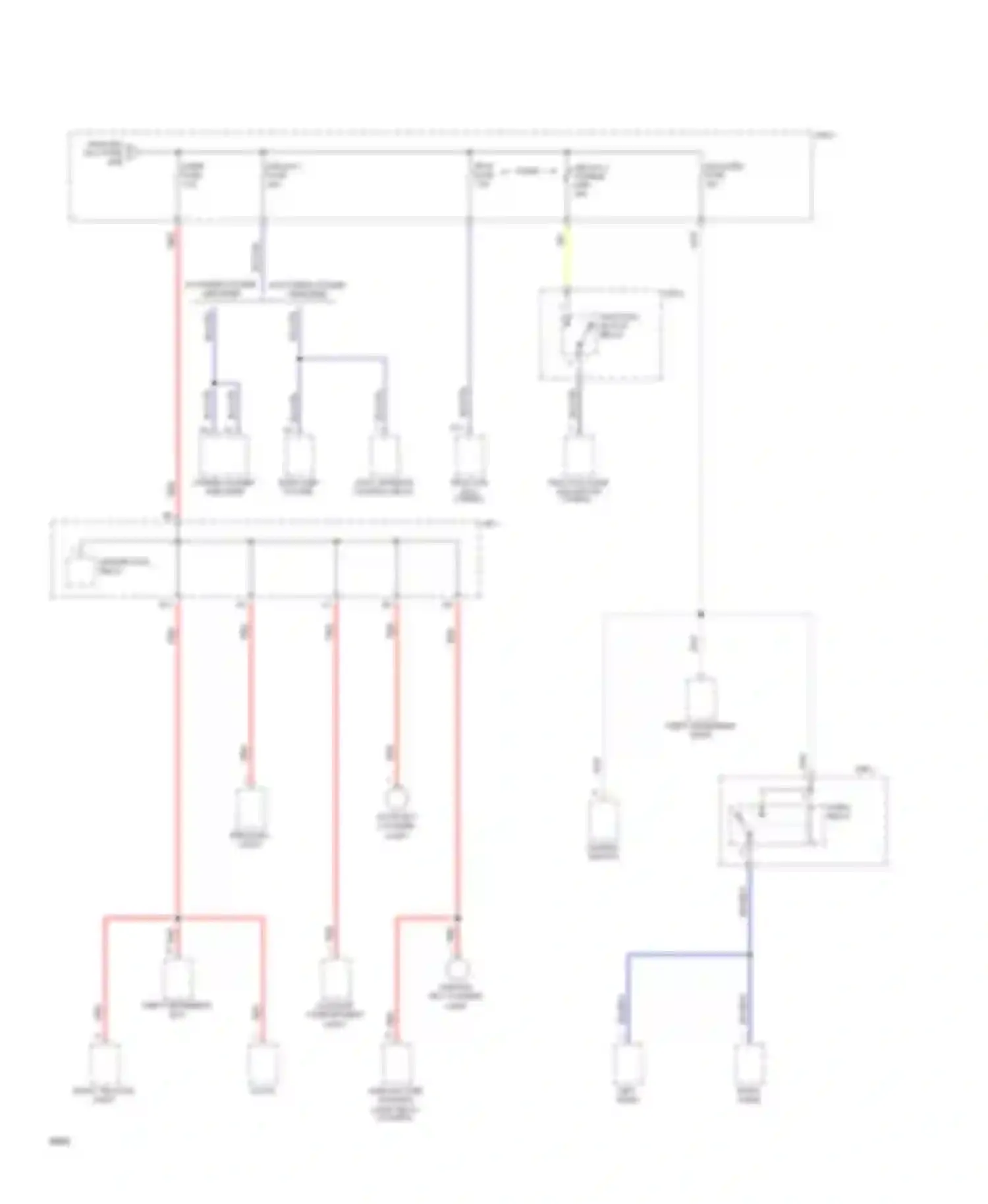 Supra Toyota A80 (1993-1996): Power distribution circuit (4 of 7)