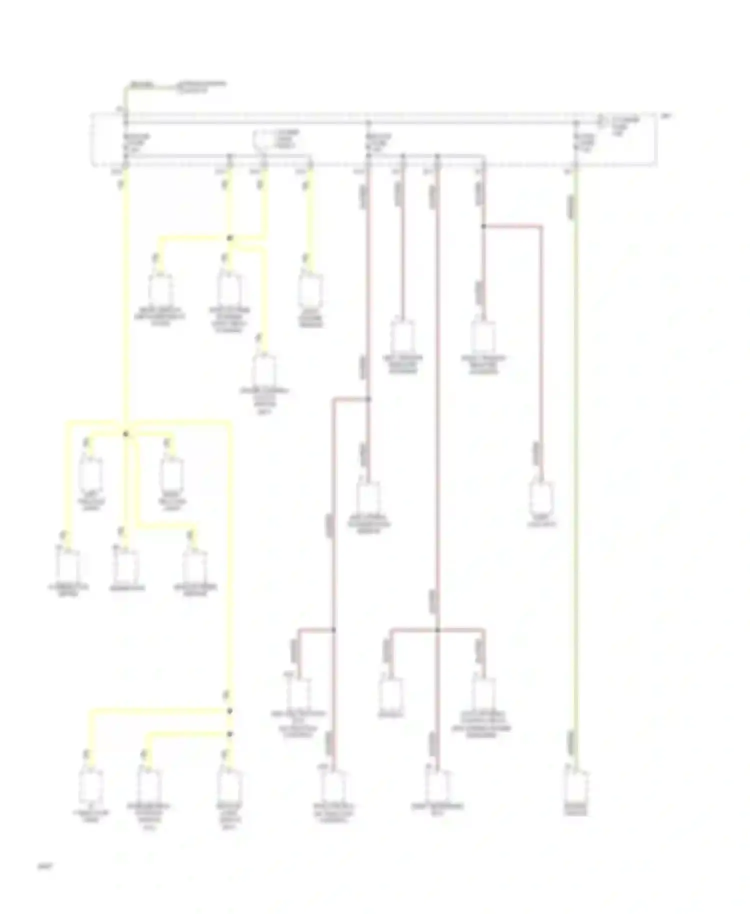 Supra Toyota A80 (1993-1996): Power distribution circuit (6 of 7)