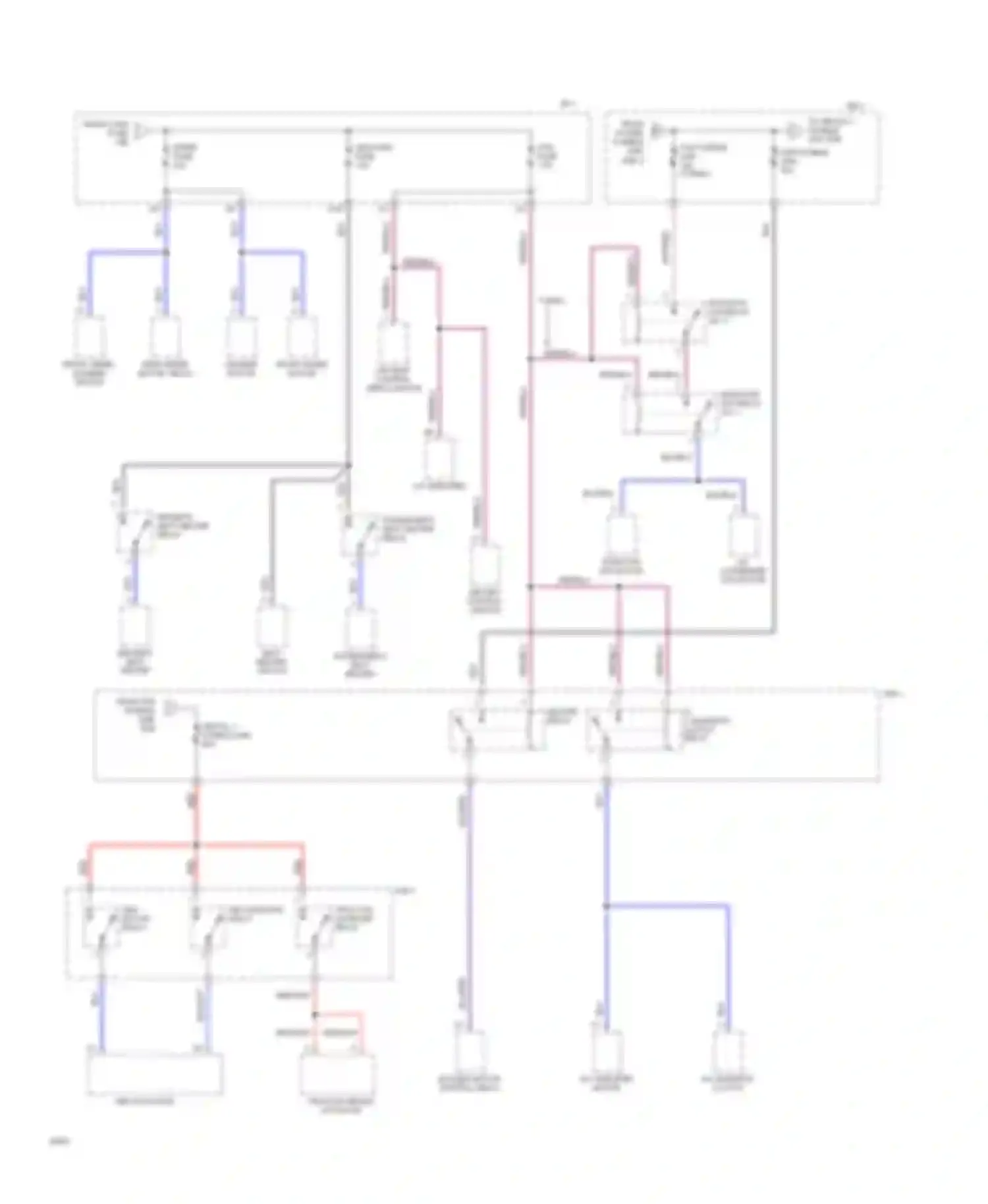 Supra Toyota A80 (1993-1996): Power distribution circuit (7 of 7)