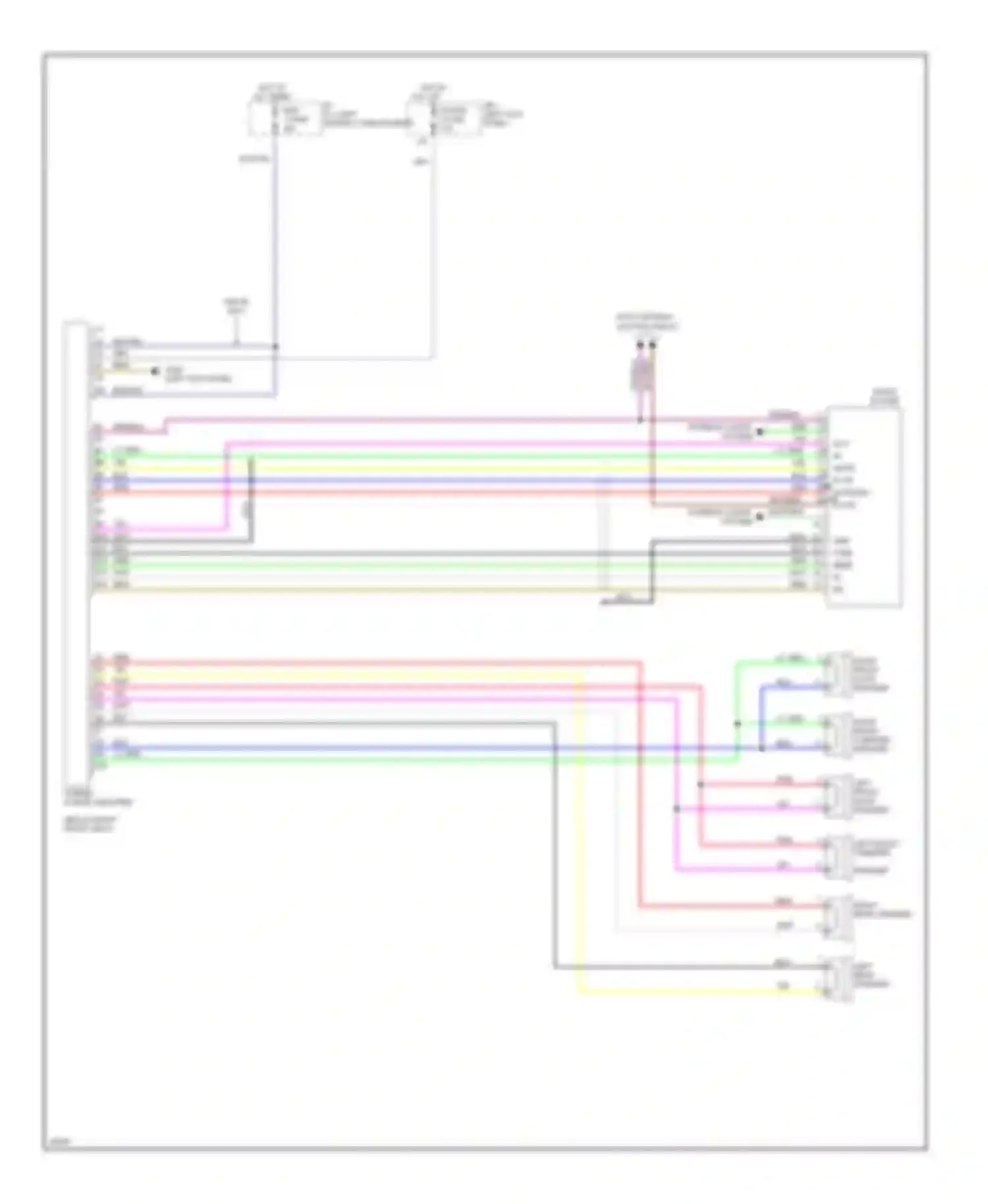 Supra Toyota A80 (1993-1996): Radio circuits, with amplifier