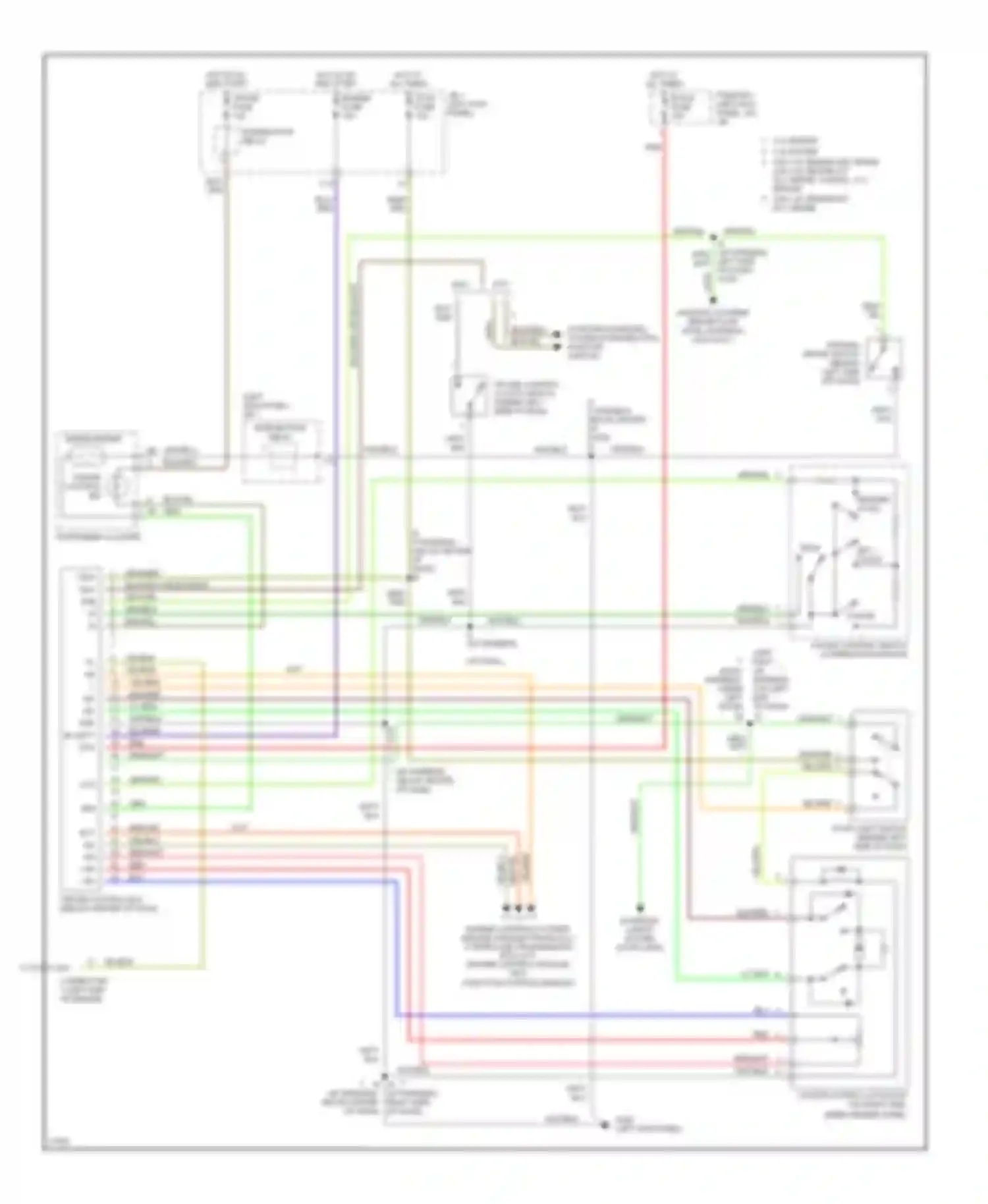 T100 Toyota I (1992-1998): Cruise control circuit