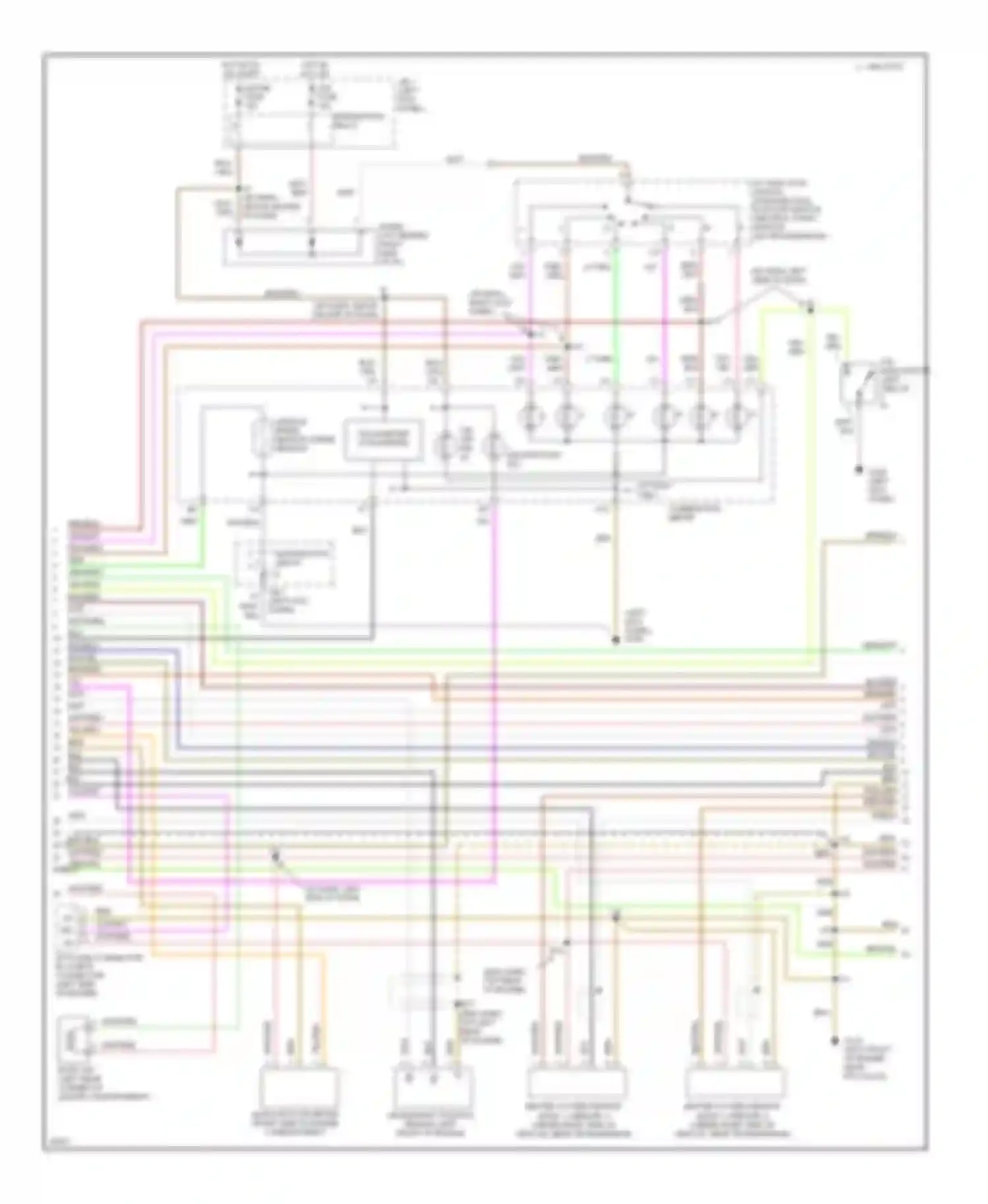 T100 Toyota I (1992-1998): Wiring diagram engine performance 2.7ls, a/t (2 of 3)