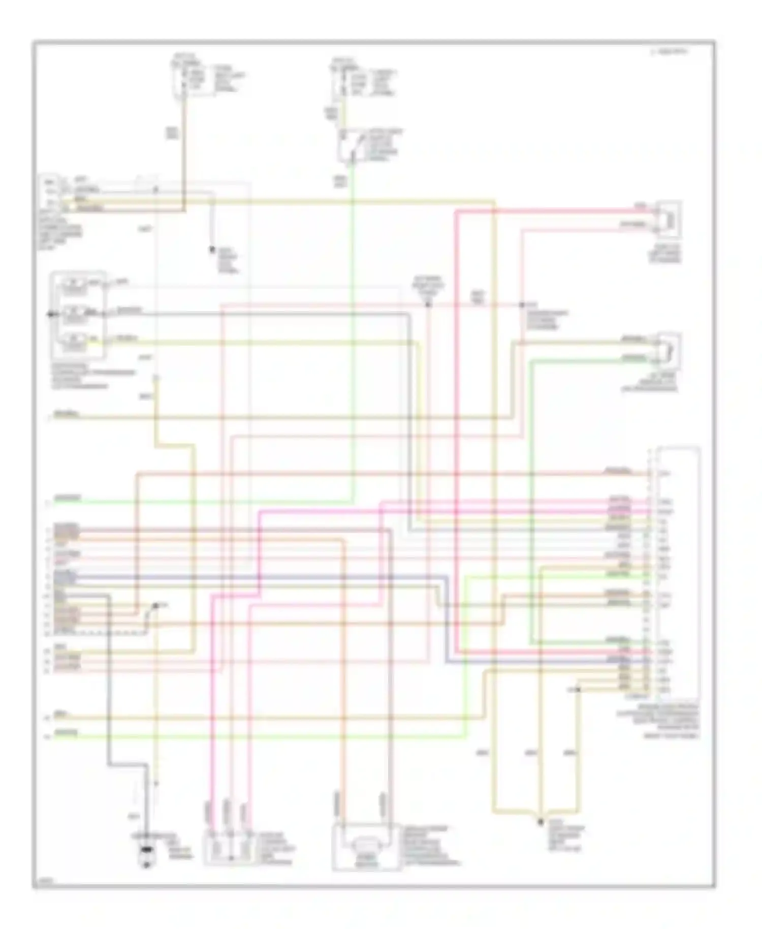 T100 Toyota I (1992-1998): Wiring diagram engine performance 2.7ls, a/t (3 of 3)