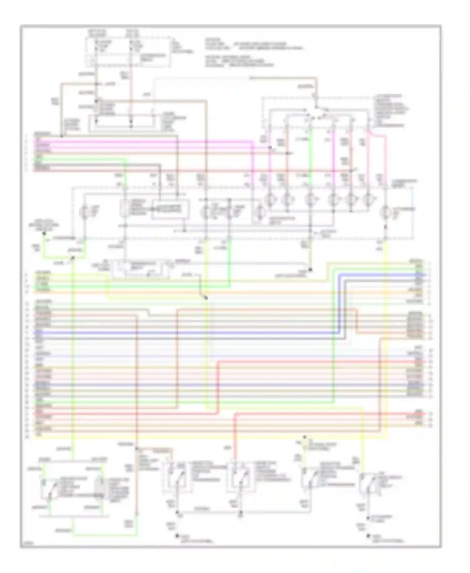 T100 Toyota I (1992-1998): Wiring diagram engine performance 3.4ls, a/t (3 of 4)