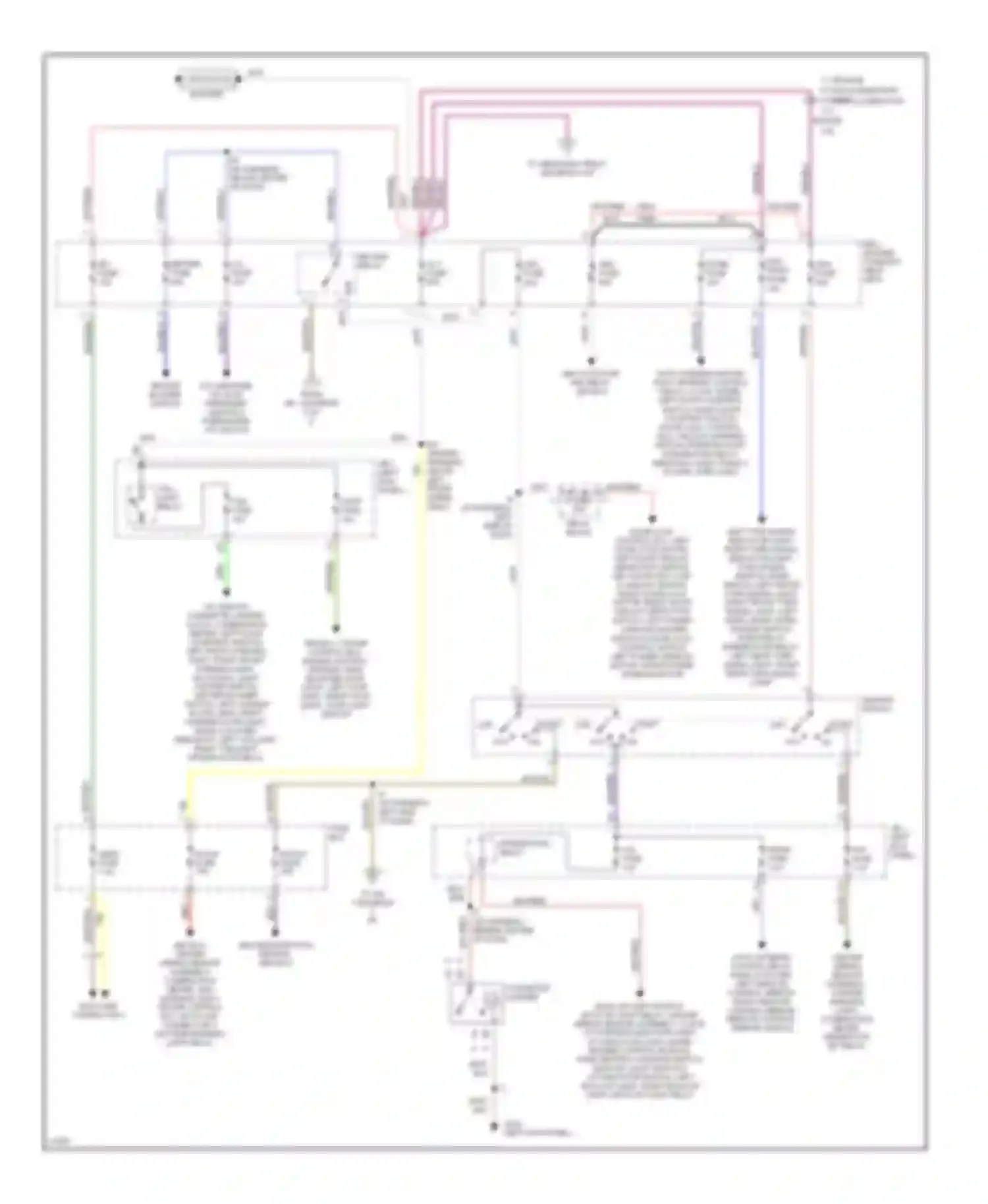 T100 Toyota I (1992-1998): Power distribution circuit (1 of 2)