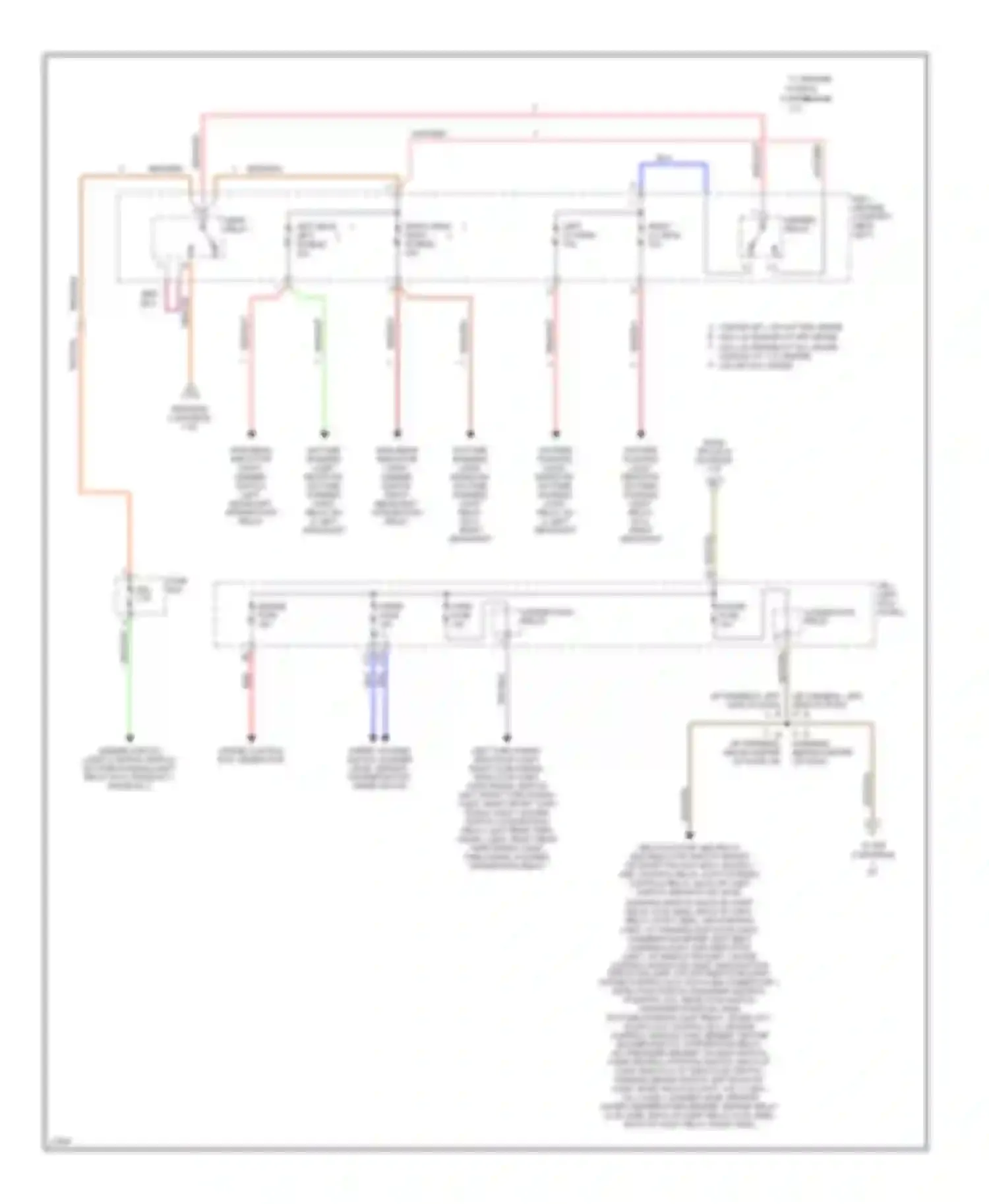 T100 Toyota I (1992-1998): Power distribution circuit (2 of 2)