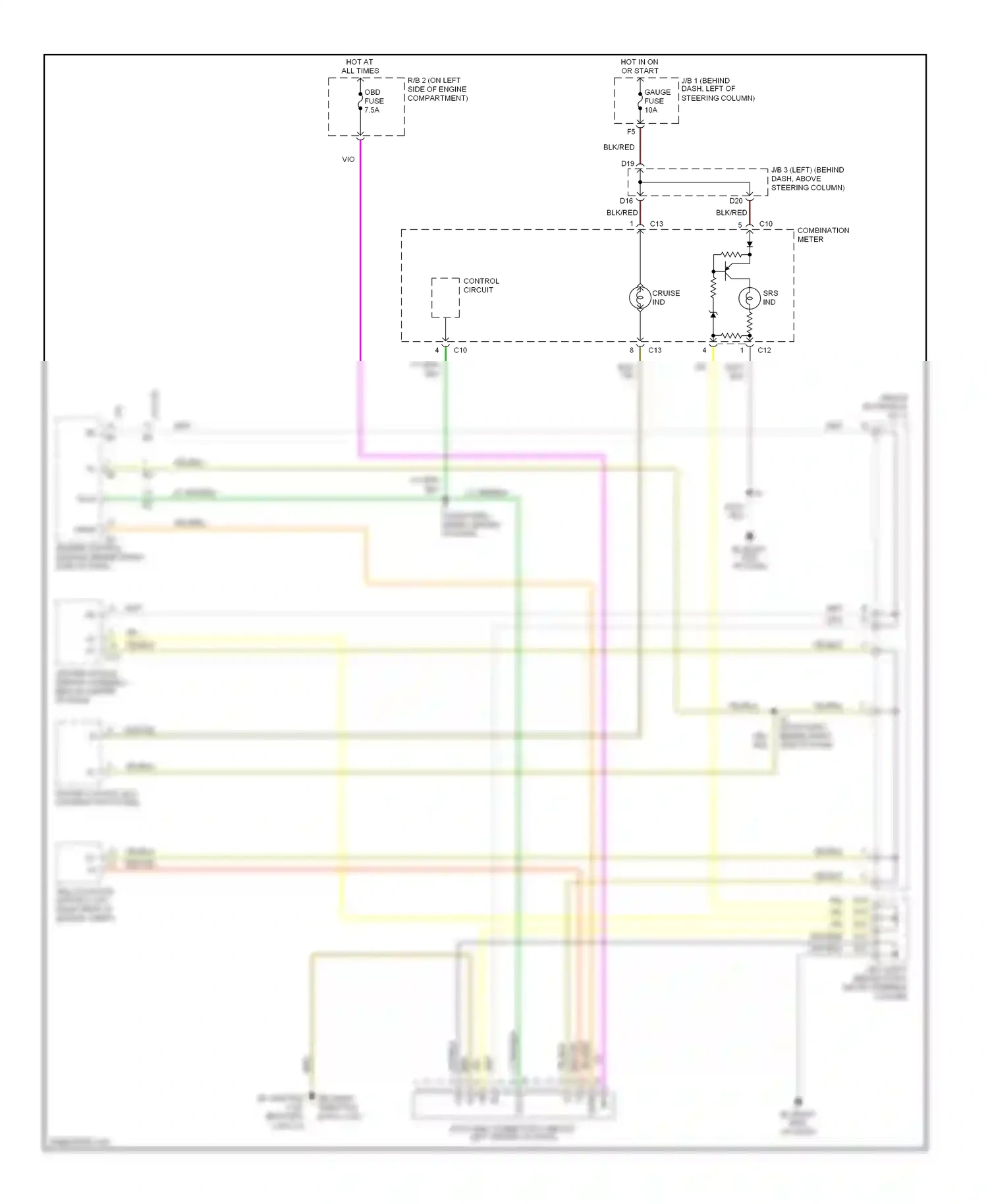Computer data lines — Computer data lines. Toyota Tacoma I facelift (2000-2004)