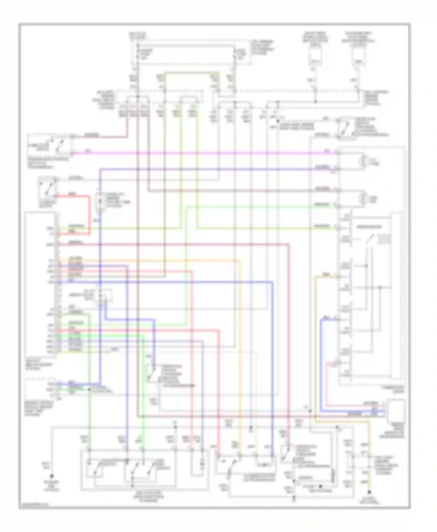 Wiring diagram 2-4 select switch for Toyota Tacoma I facelift (2000-2004) (1 of 4)