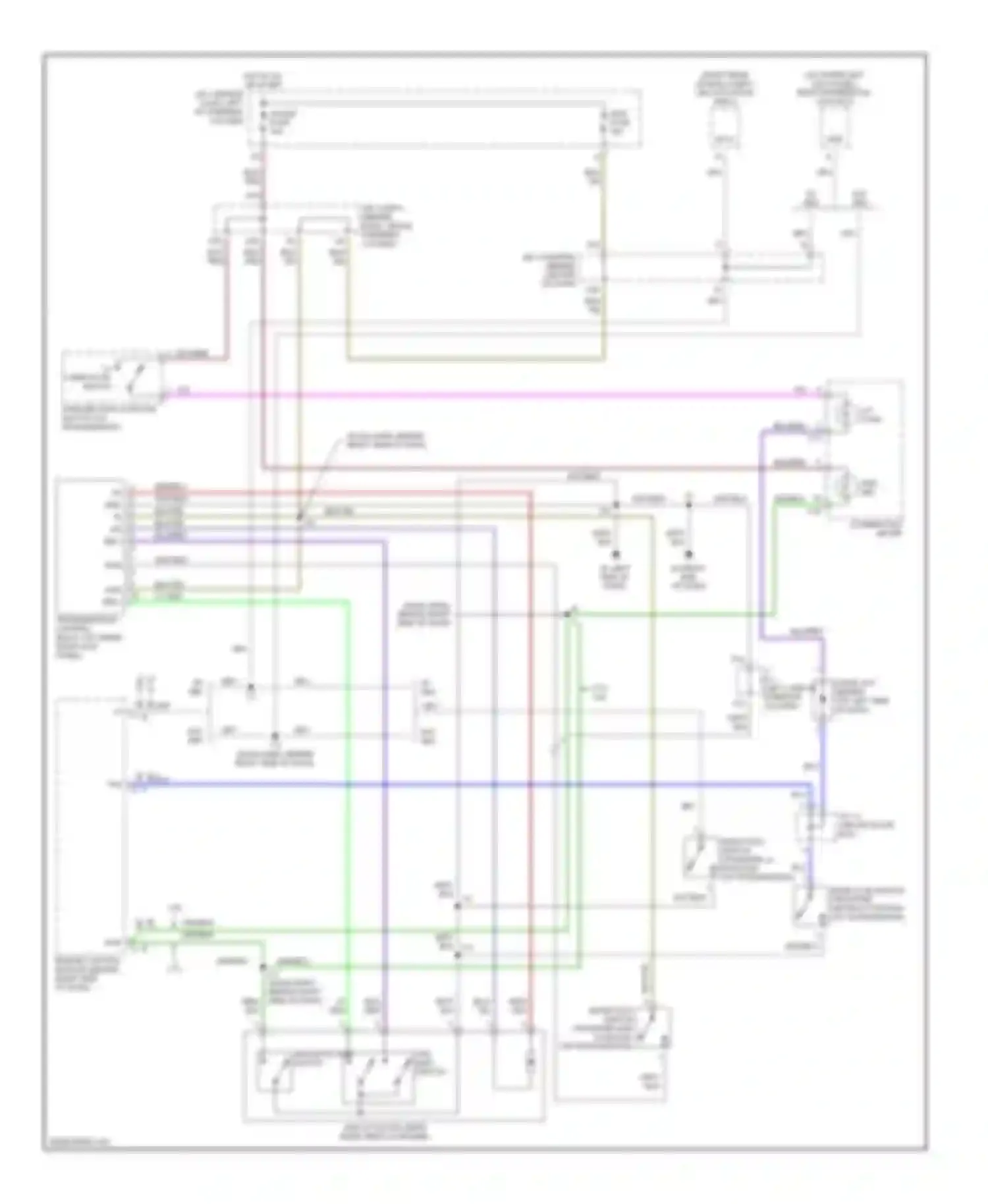 Wiring diagram add detection switch for Toyota Tacoma I facelift (2000-2004) (4 of 6)
