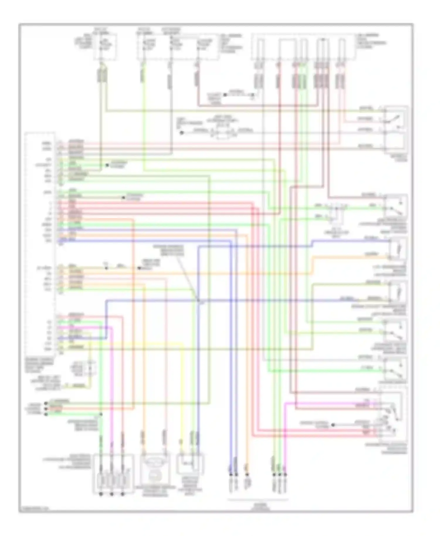Wiring diagram engine controls for Toyota Tacoma I facelift (2000-2004) (3 of 3)