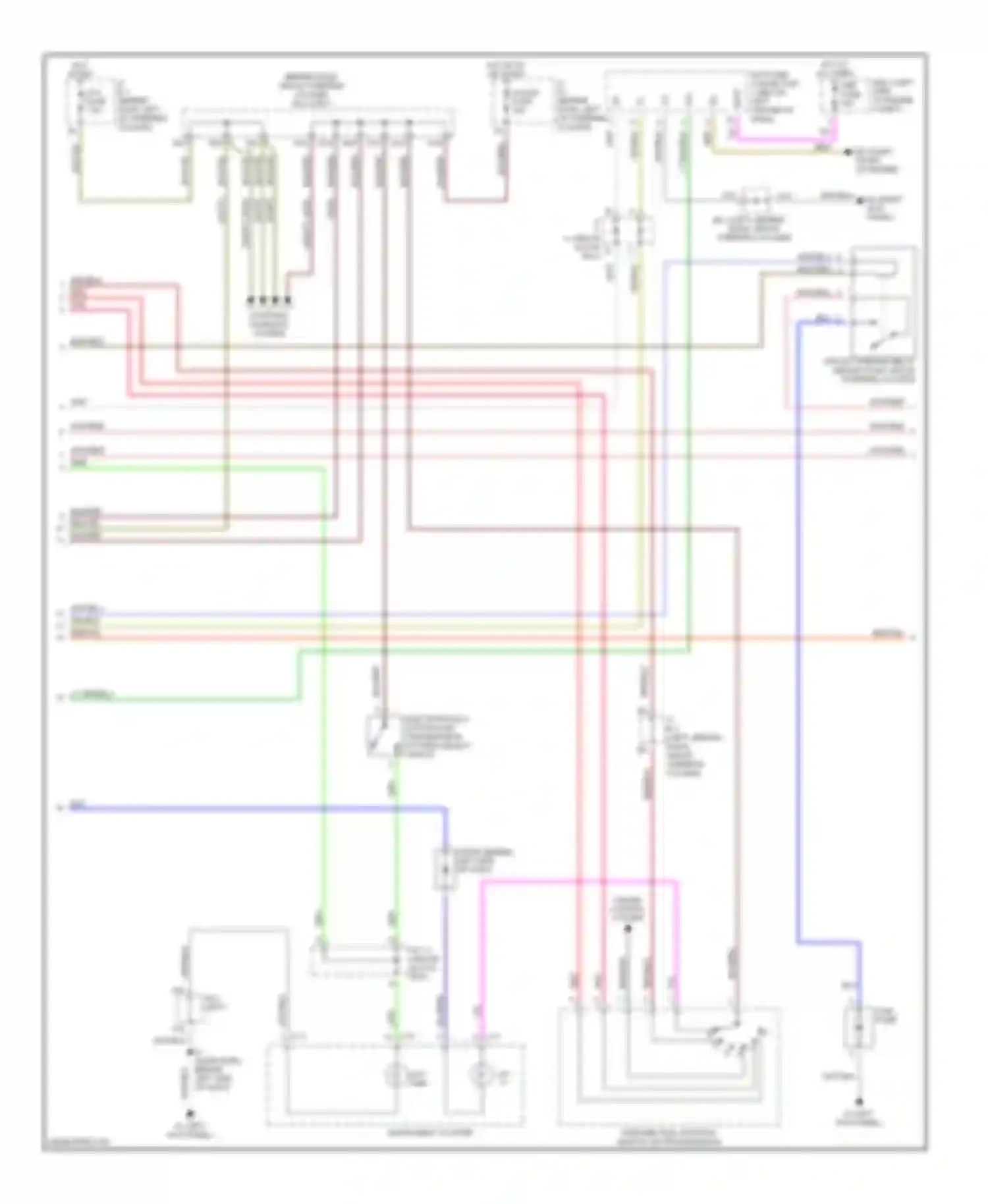 Wiring diagram hot in on or start for Toyota Tacoma I facelift (2000-2004) (10 of 37)