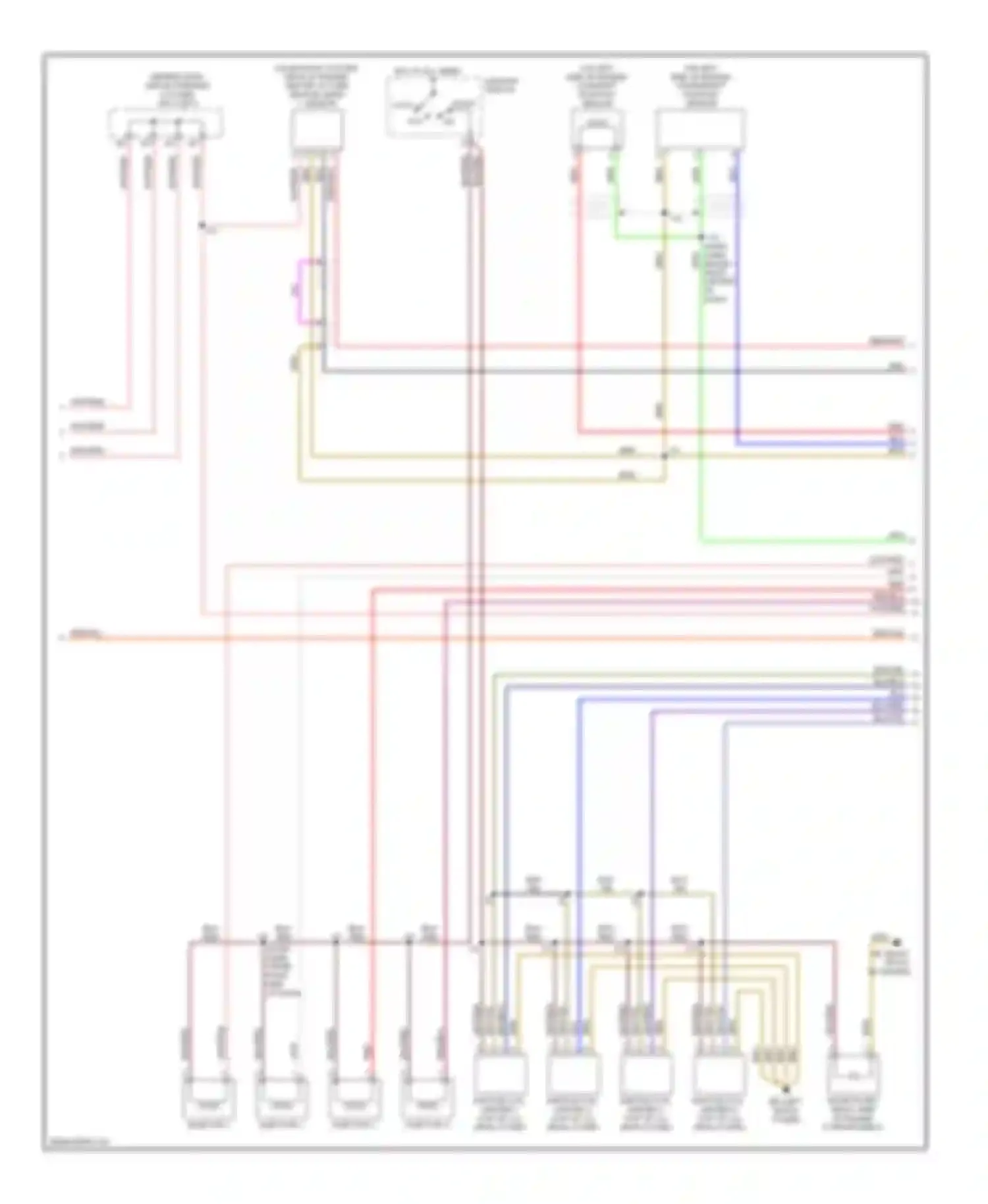 Wiring diagram injector 2 injector 3 for Toyota Tacoma I facelift (2000-2004) (1 of 2)