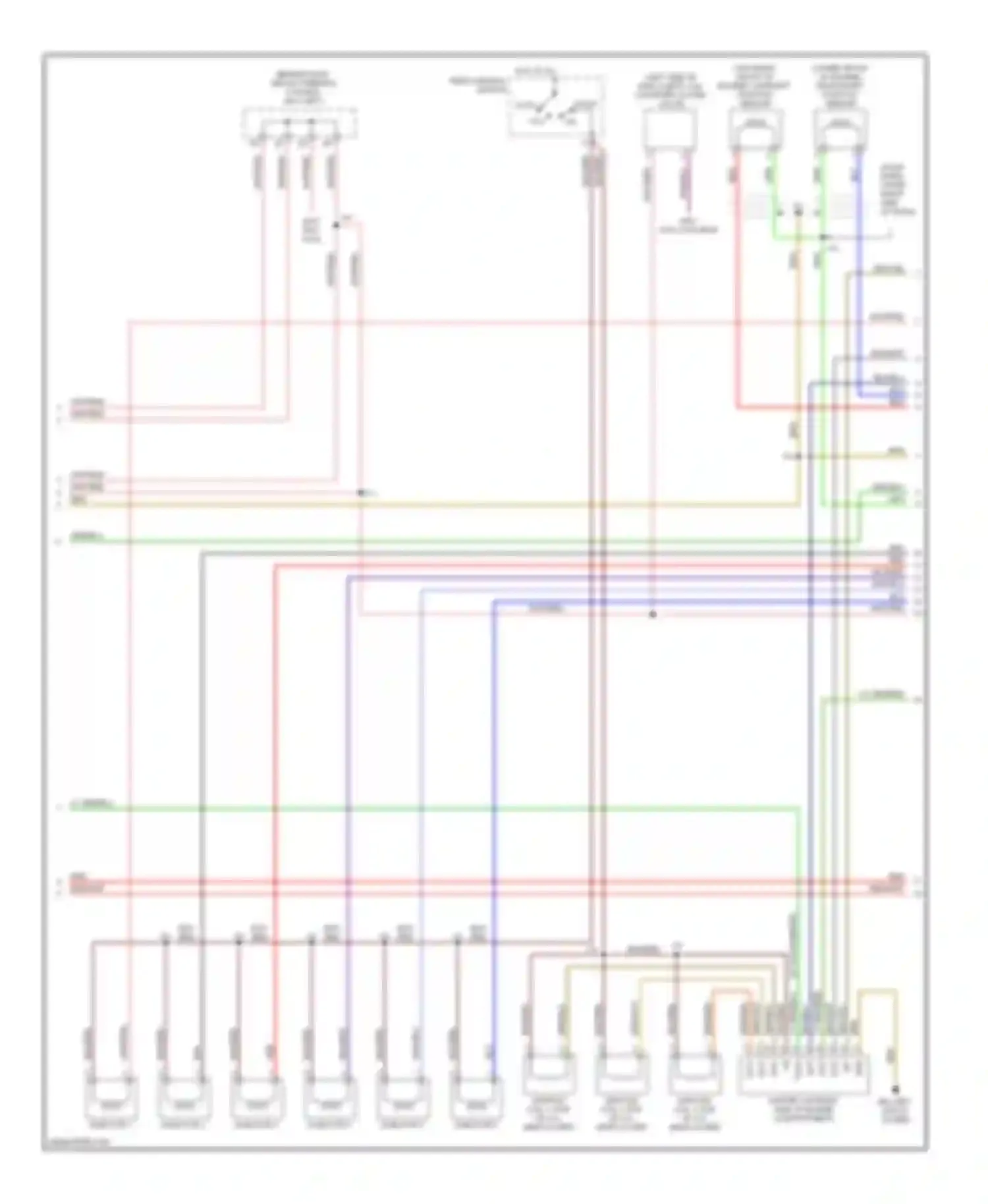 Wiring diagram injector 3 for Toyota Tacoma I facelift (2000-2004) (1 of 1)