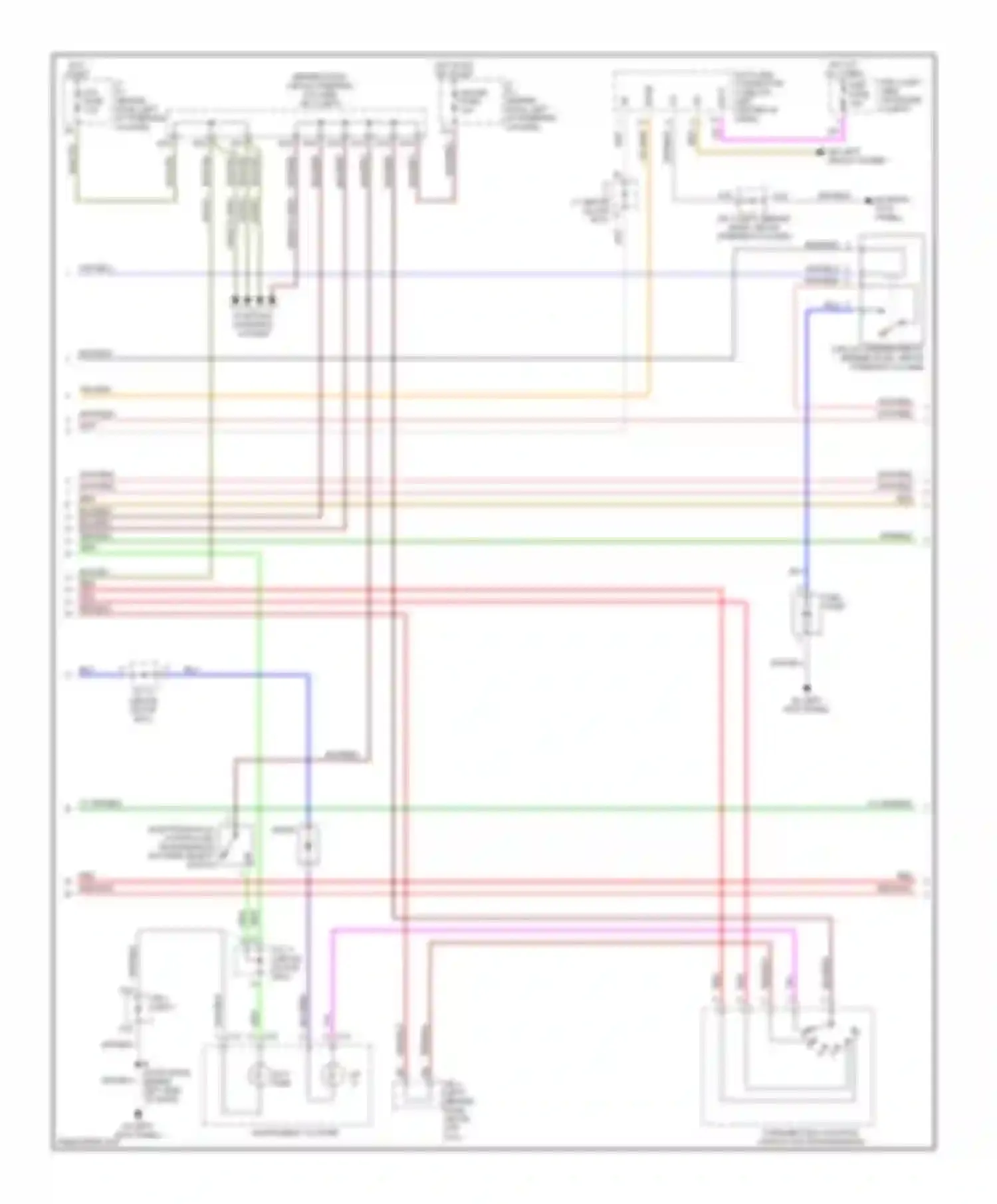 Wiring diagram j/b 3 (left for Toyota Tacoma I facelift (2000-2004) (6 of 6)