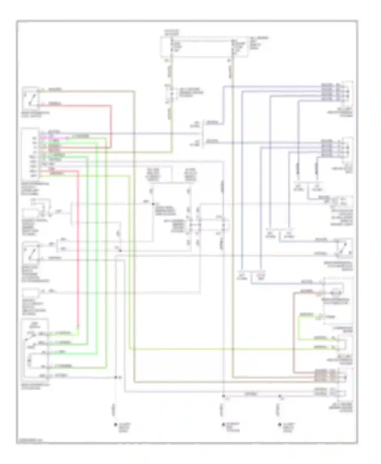 Wiring diagram limit switch for Toyota Tacoma I facelift (2000-2004) (1 of 3)