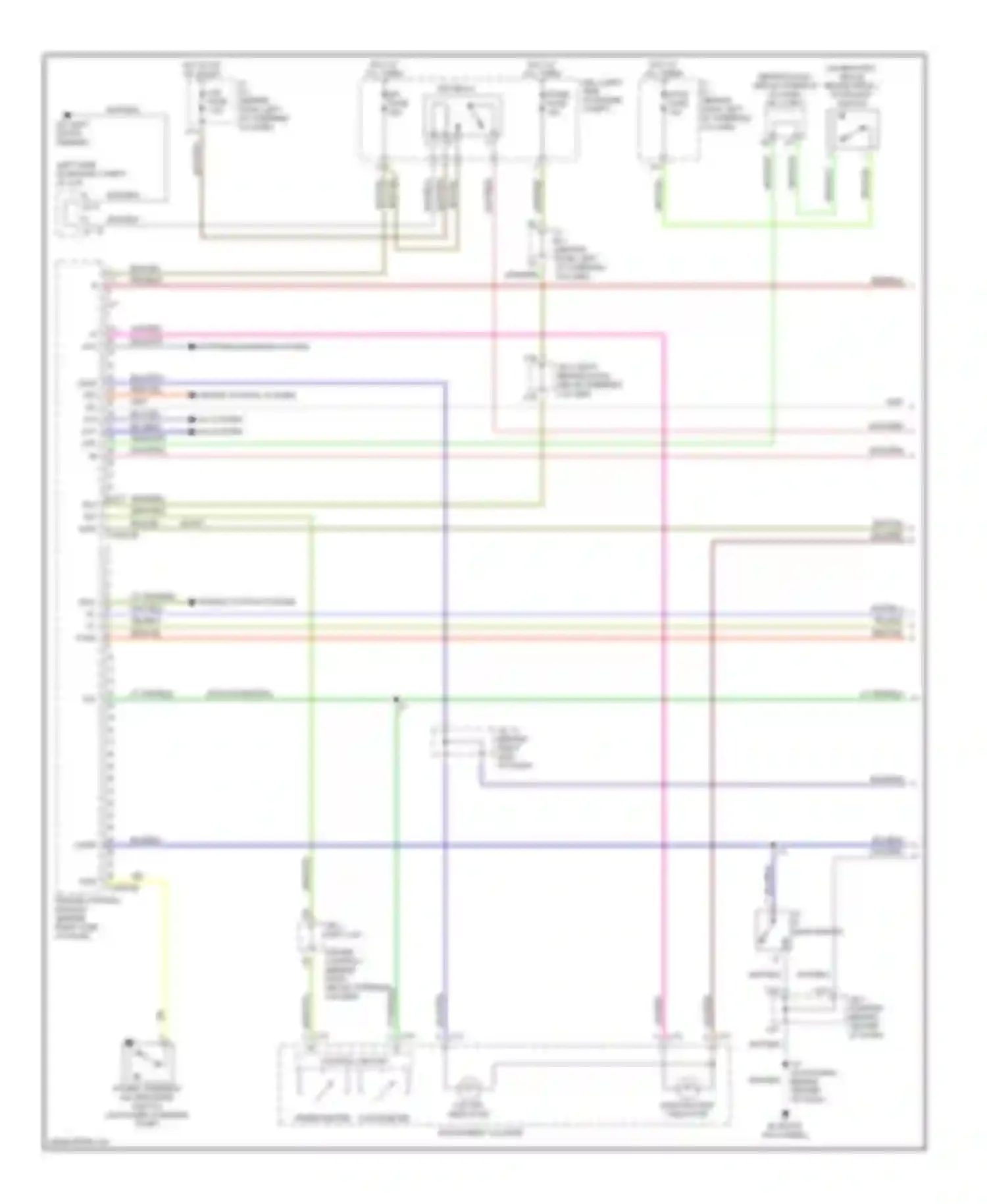 Wiring diagram o/d off indicator for Toyota Tacoma I facelift (2000-2004) (1 of 3)