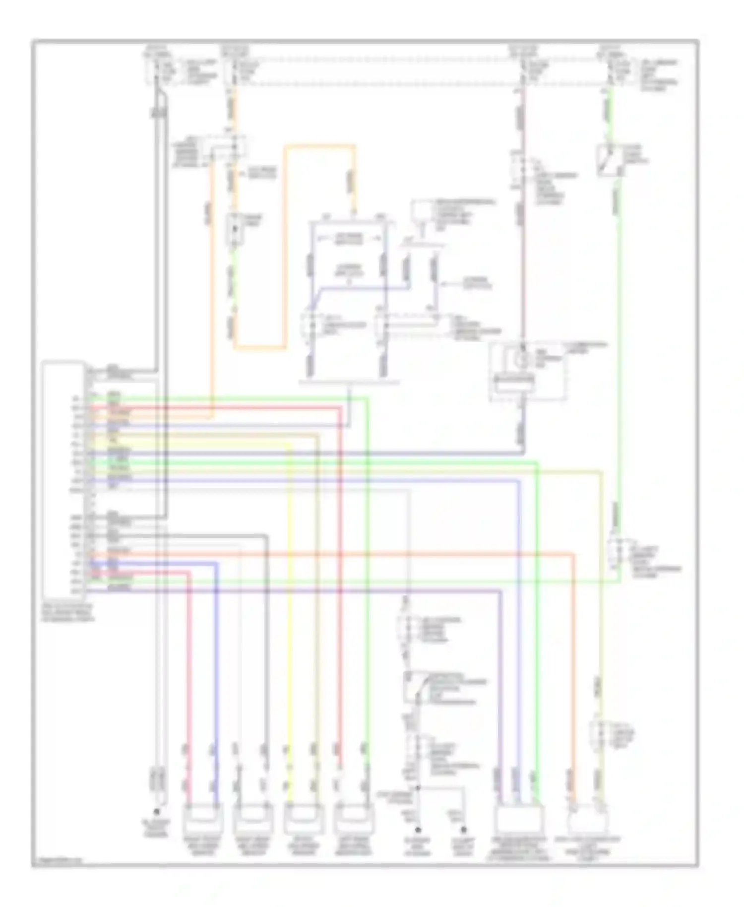 Wiring diagram right rear abs speed sensor for Toyota Tacoma I facelift (2000-2004) (1 of 1)