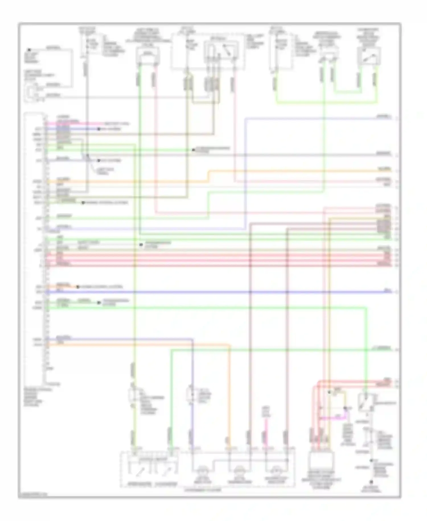 Wiring diagram transmissions system for Toyota Tacoma I facelift (2000-2004) (2 of 2)