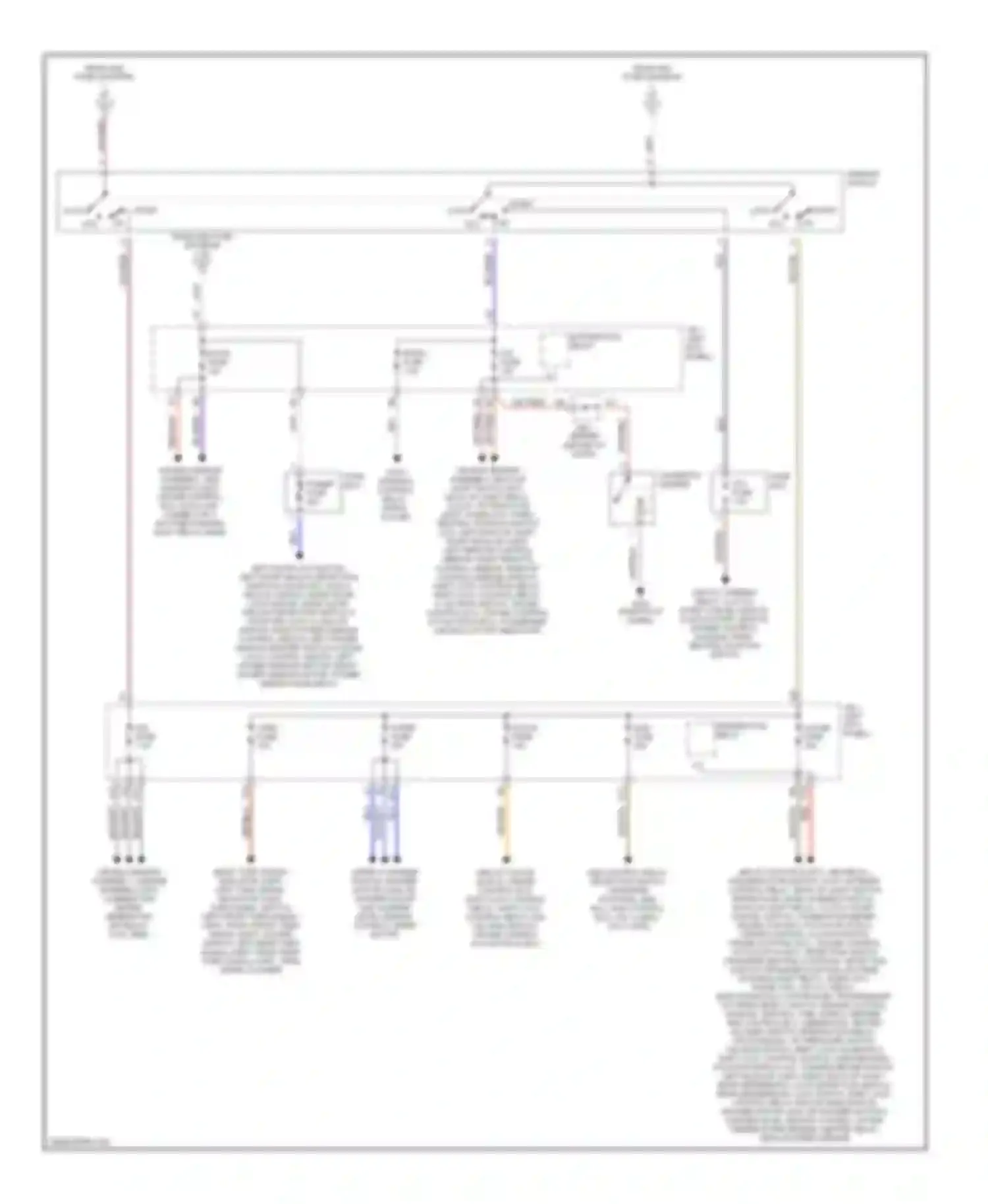 Tacoma Toyota I (1995-2000): Power distribution circuit (2 of 2)