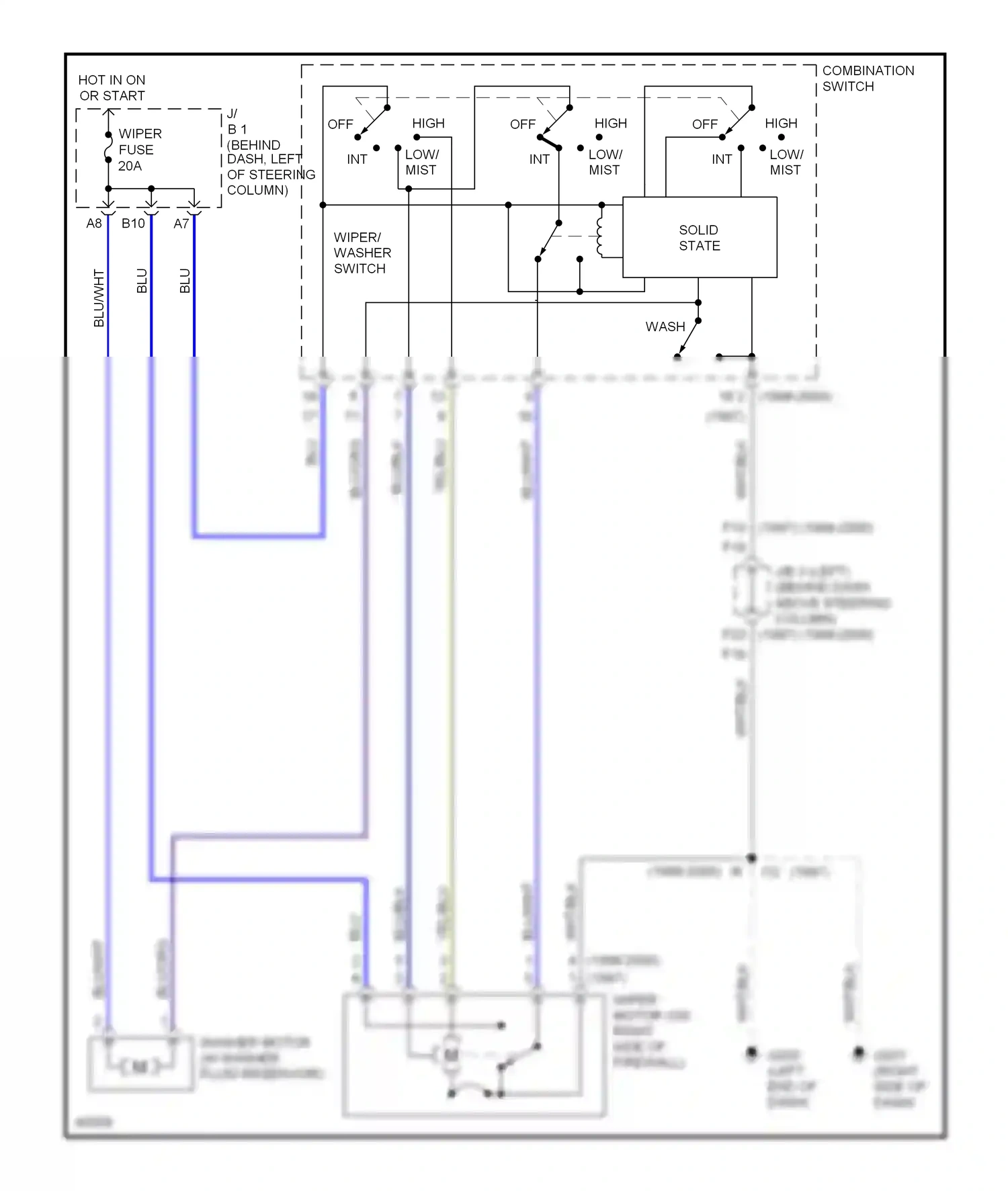 Toyota Tacoma I (1995-2000) solid state wiring diagram  (4 of 4)