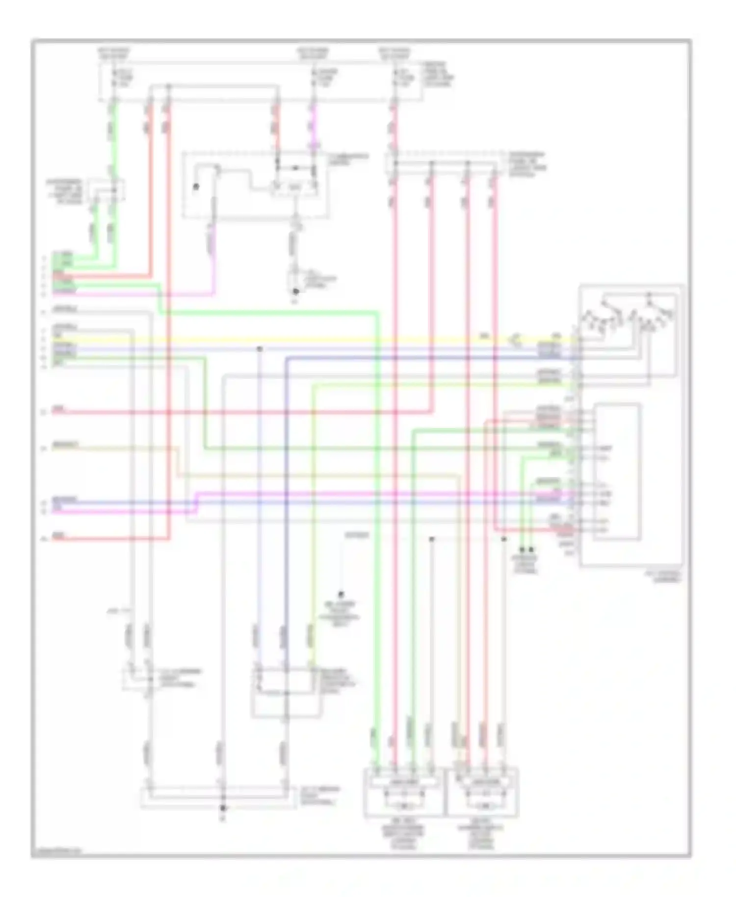 Tacoma Toyota II facelift (2011-2015): Manual a/c circuit (2 of 2)