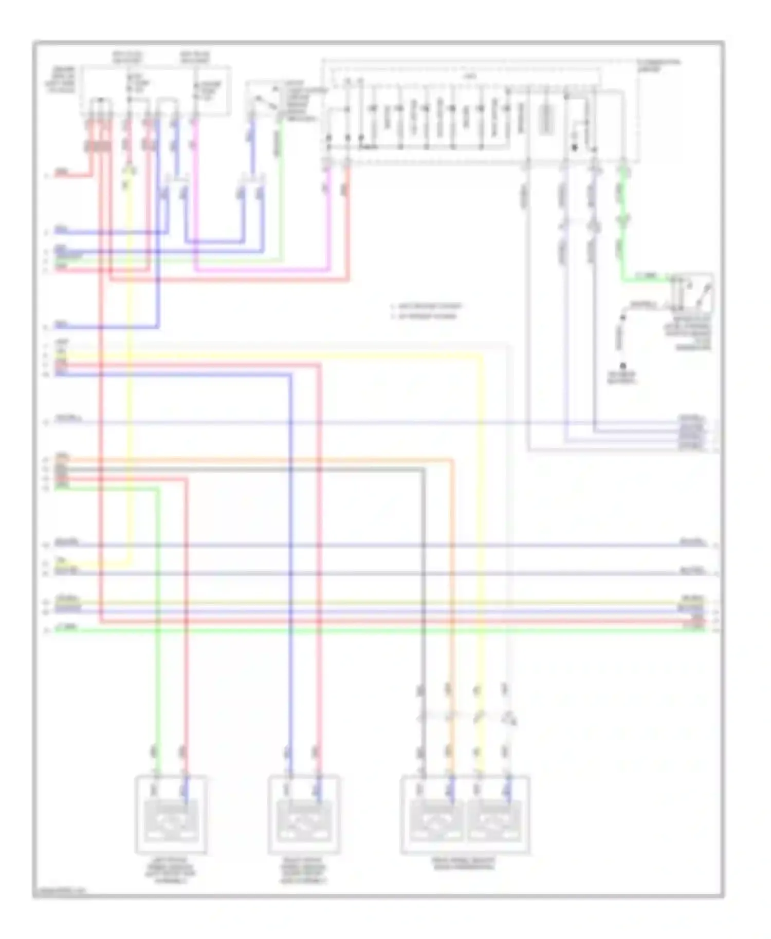 Tacoma Toyota II facelift (2011-2015): Anti-lock brakes circuit, vacuum booster type (2 of 3)
