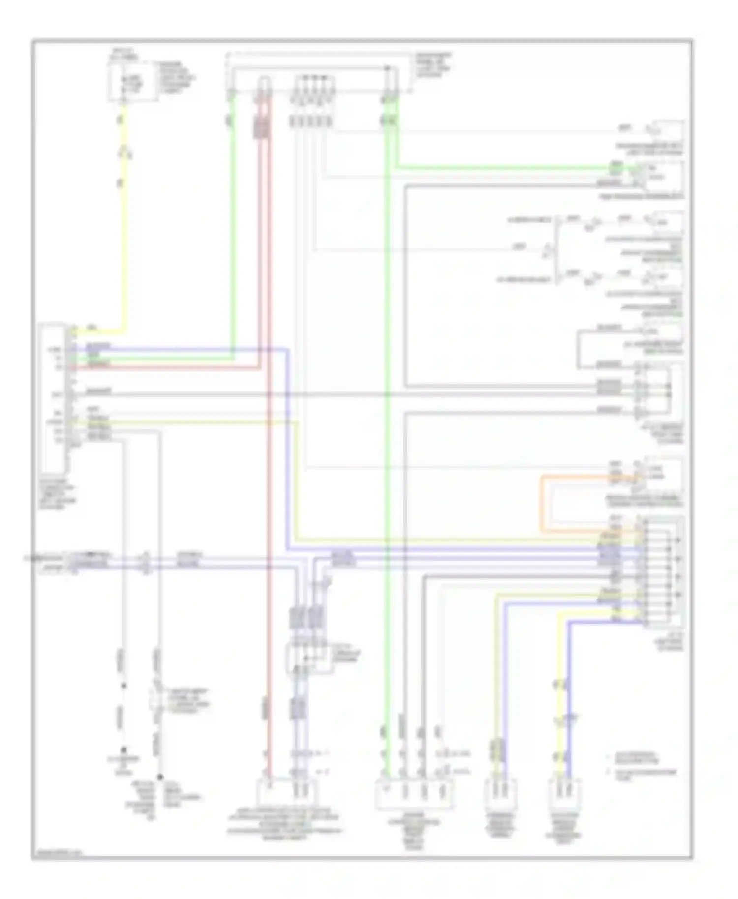 Tacoma Toyota II facelift (2011-2015): Computer data lines circuit