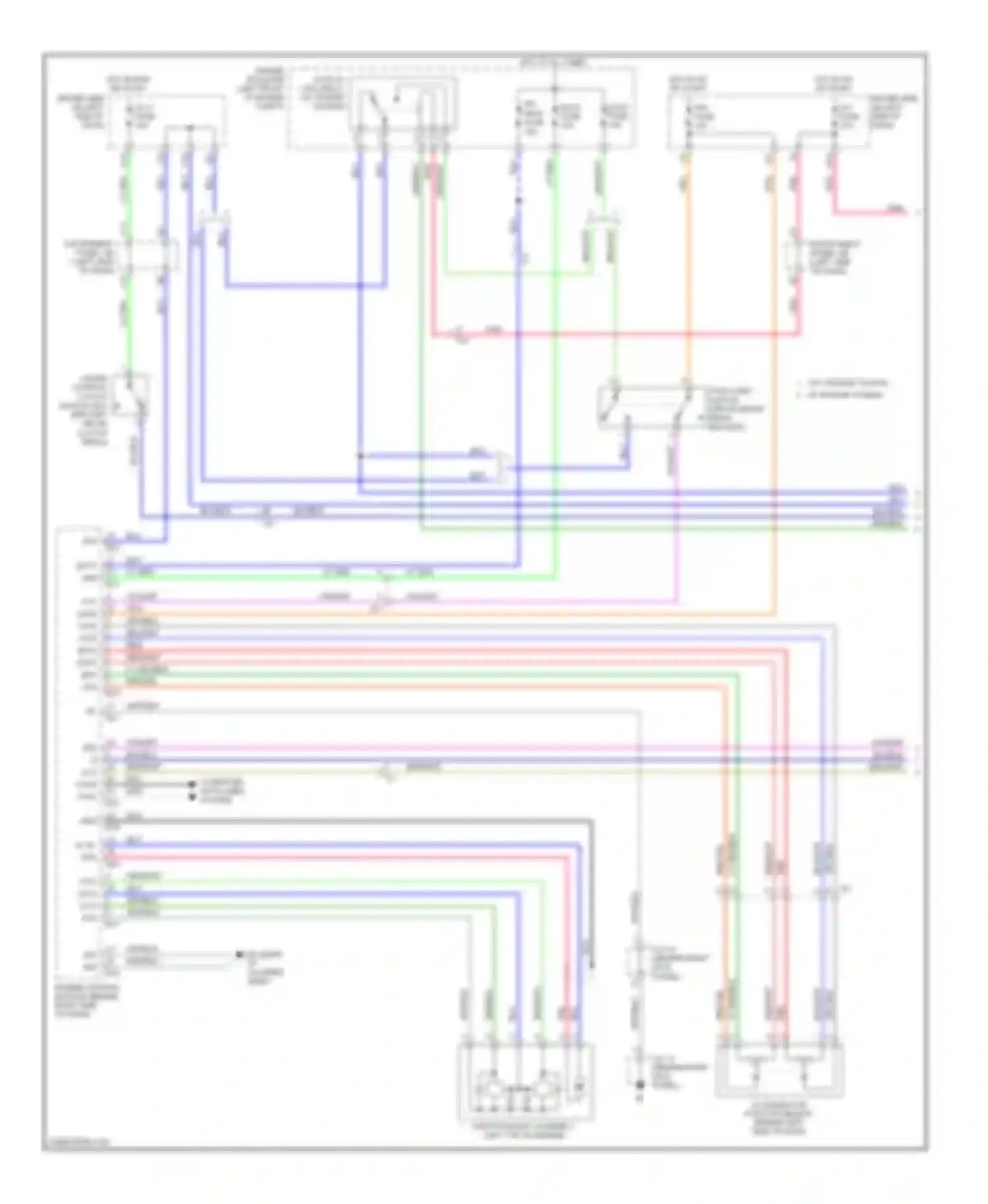 Tacoma Toyota II facelift (2011-2015): 2.7l, cruise control circuit (1 of 2)