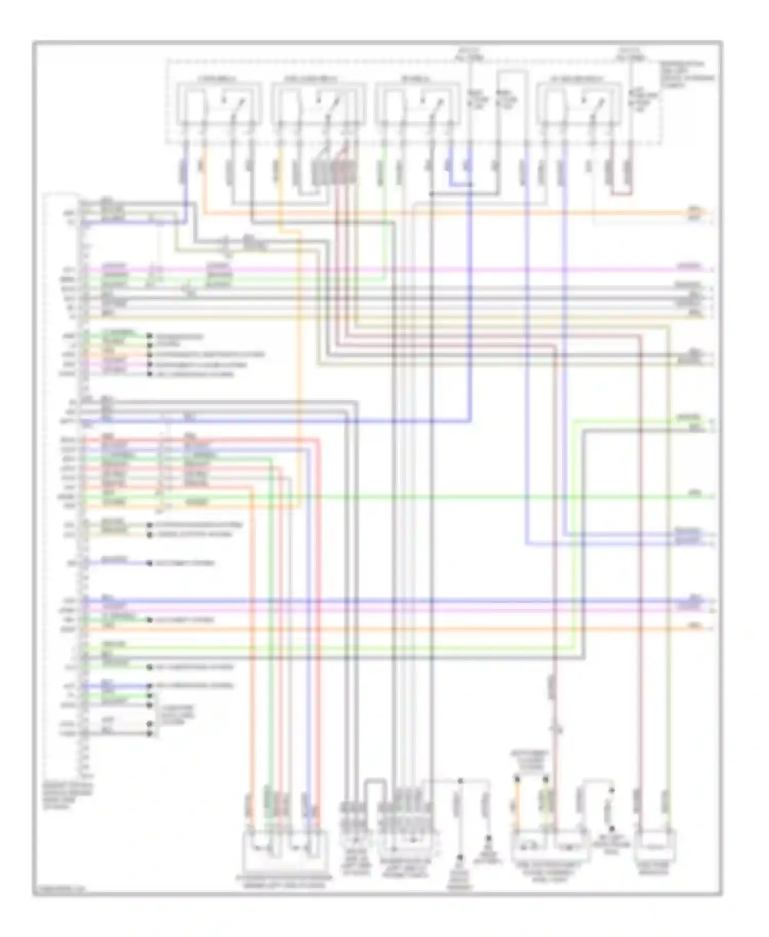 Tacoma Toyota II facelift (2011-2015): Wiring diagram engine performance 4.0l (1 of 7)